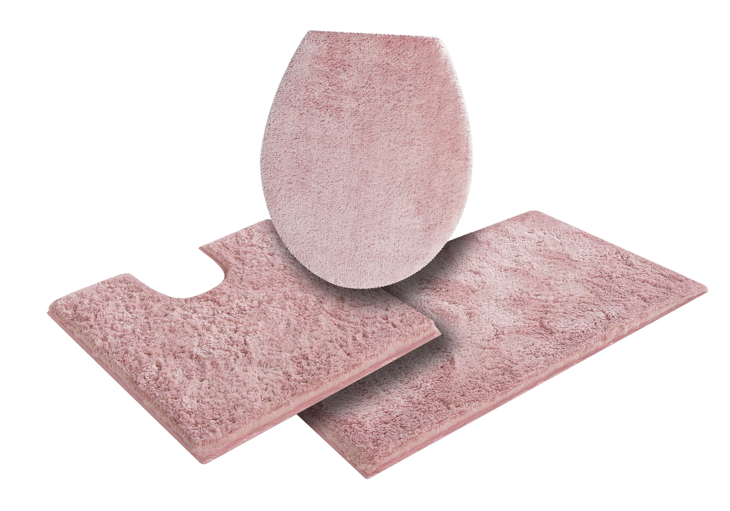 my home Badematte "Jos, Badvorleger, Badezimmer Teppich" Höhe 22 mm rutschh günstig online kaufen