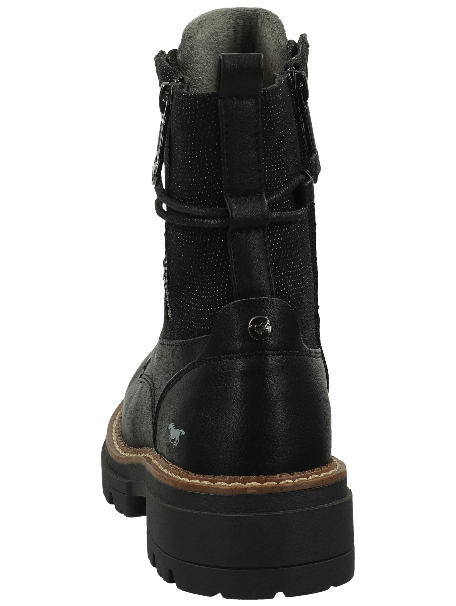 Mustang Shoes Schnürstiefelette »Mustang Shoes Stiefelette Lederimitat«