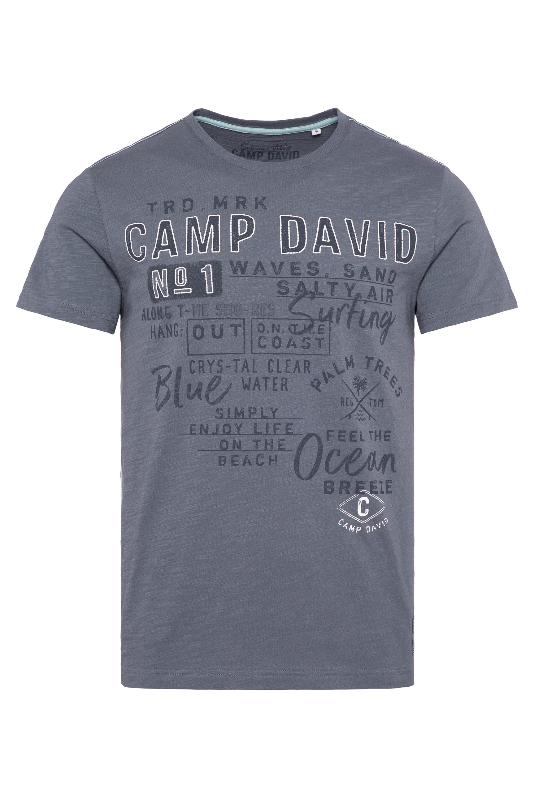 CAMP DAVID Rundhalsshirt, aus Baumwolle günstig online kaufen
