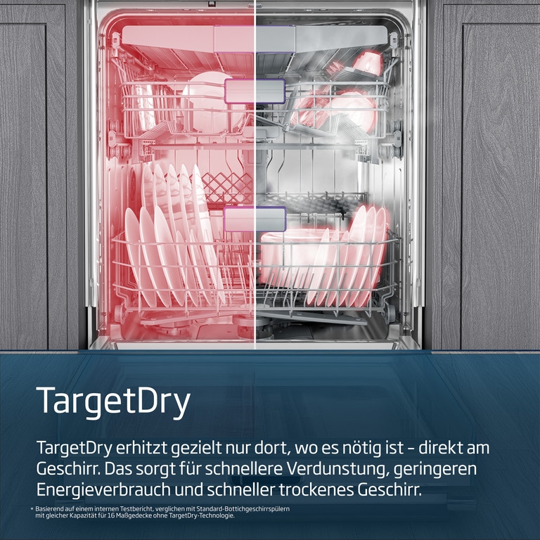 BEKO vollintegrierbarer Geschirrspüler »BDIN36561P« 8,9 l 15 tlg. Maßgedecke ProSmart Inverter Motor: Ja