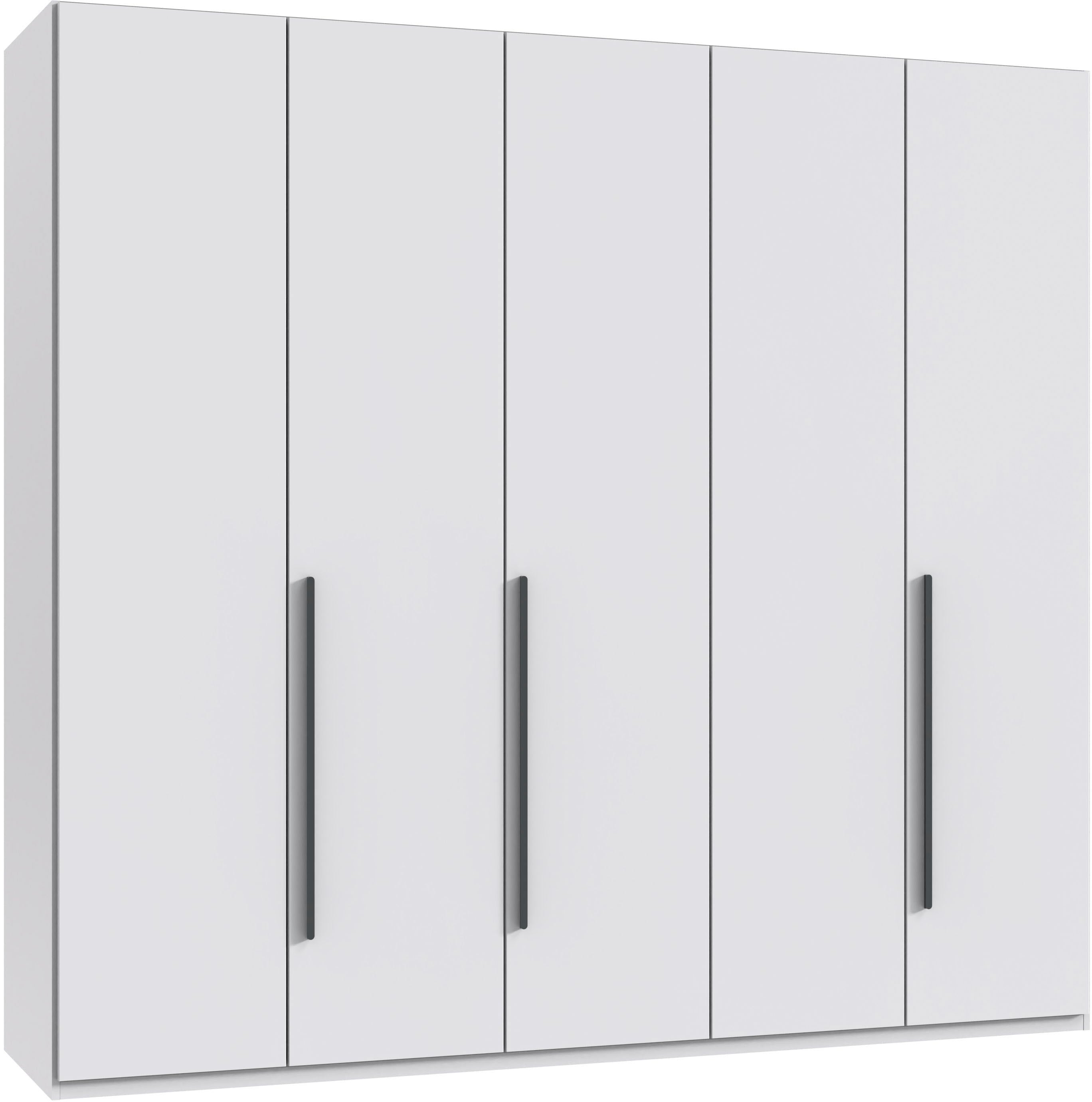 Wimex Drehtürenschrank "Kleiderschrank London, in den Breiten 180cm, 225cm oder 270cm" mit verschiedenen Griffen in goldfarben, silberfarben oder schwarz, wahlweise mit Basic- oder Premium-Ausstattung erhältlich