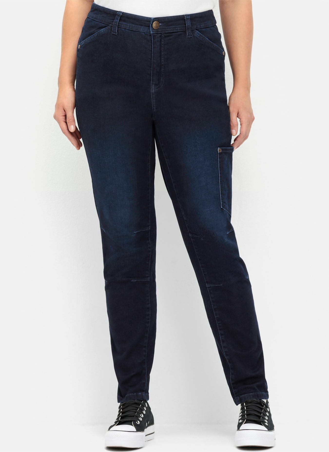 Sheego Stretch-Jeans 1 Stk. tlg. günstig online kaufen