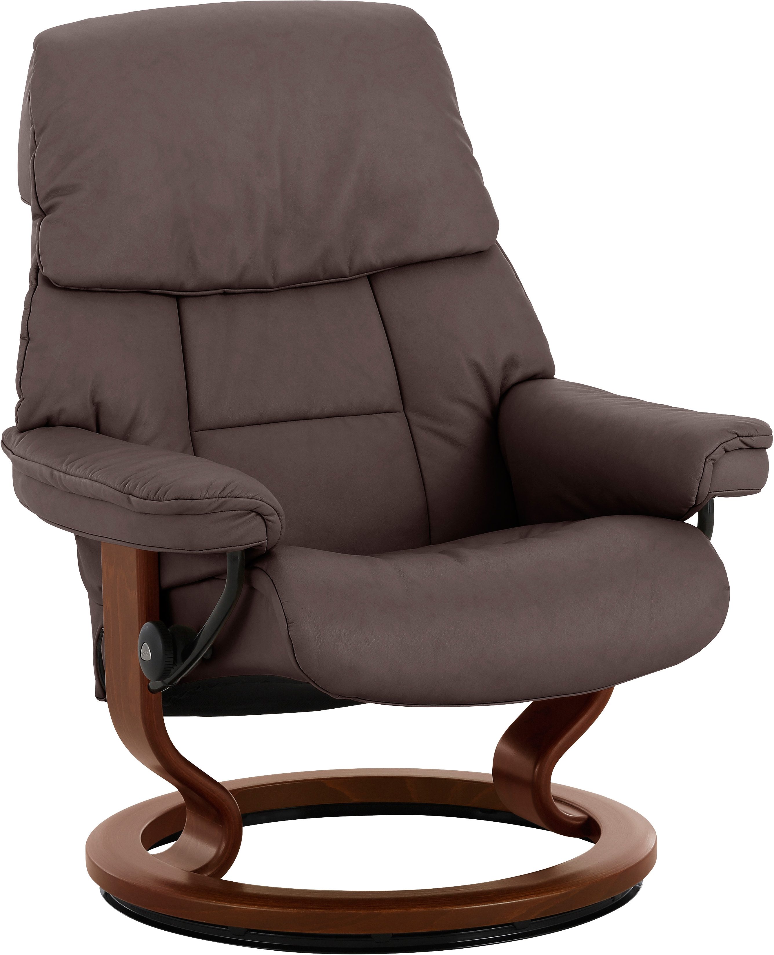 Stressless Relaxsessel "Ruby" mit Classic Base, Größe S, Gestell Eiche, Wenge, Braun & Schwarz