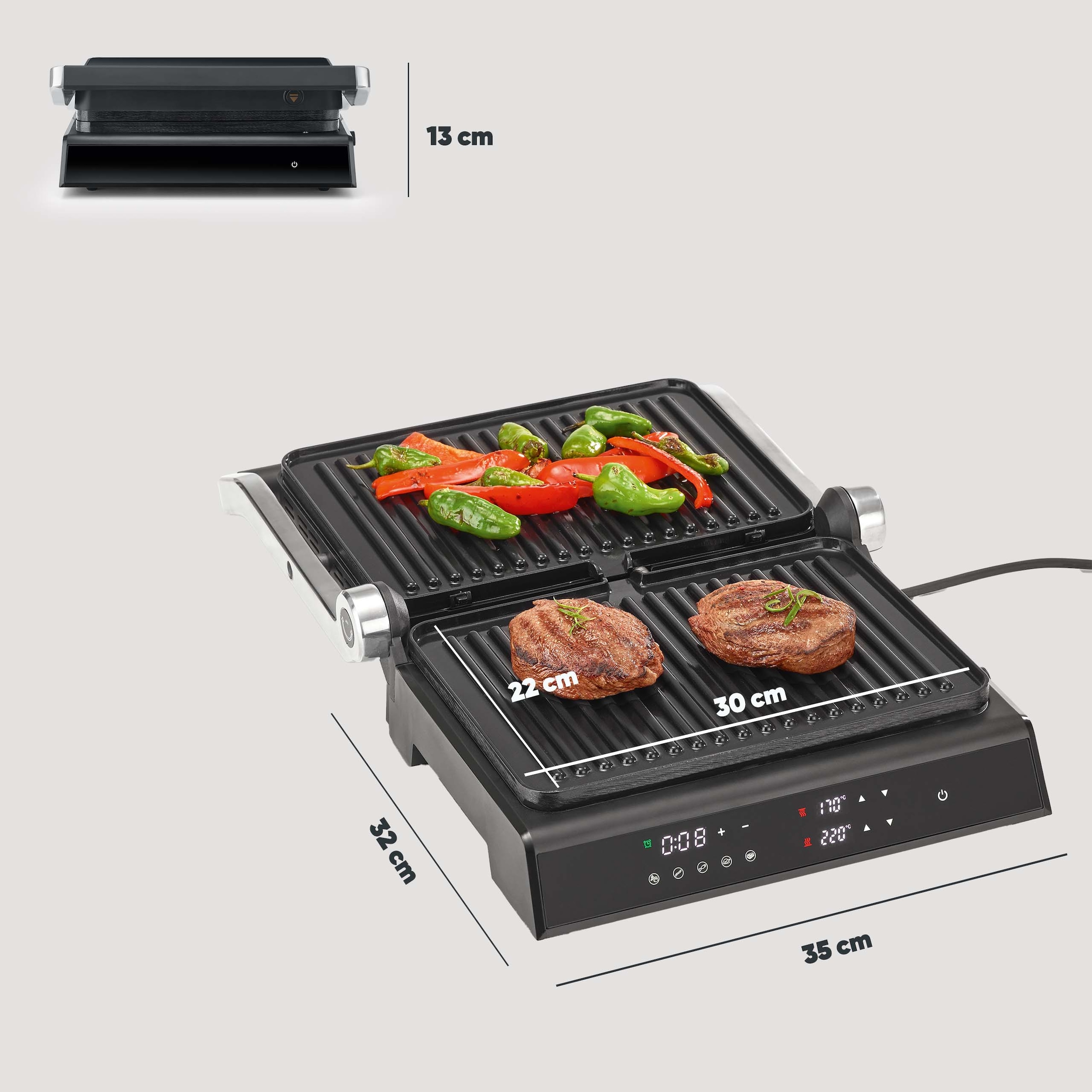 Severin Kontaktgrill »KG2399  SEVINI COMFORT« 2000 W