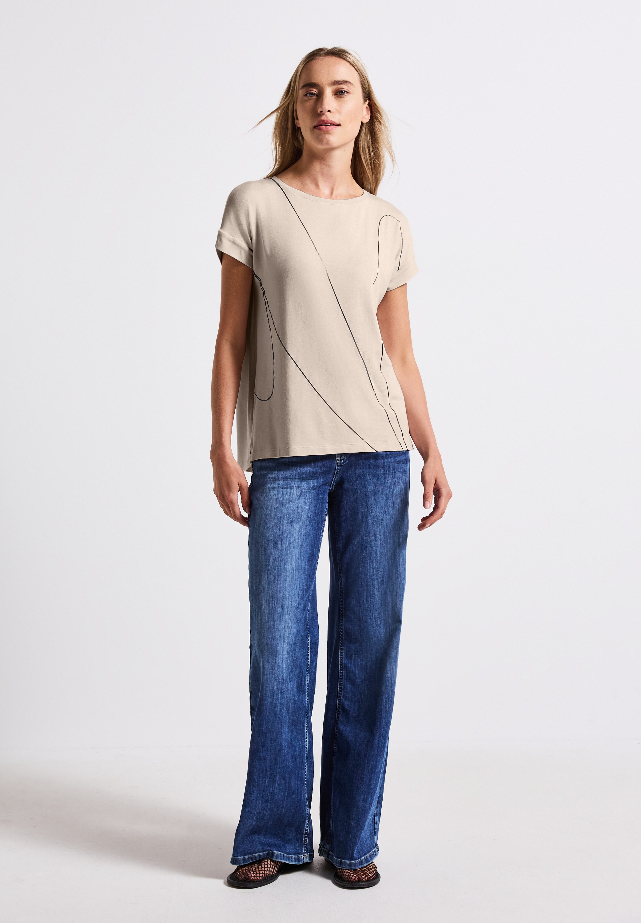 STREET ONE T-Shirt, aus softer Viskose
