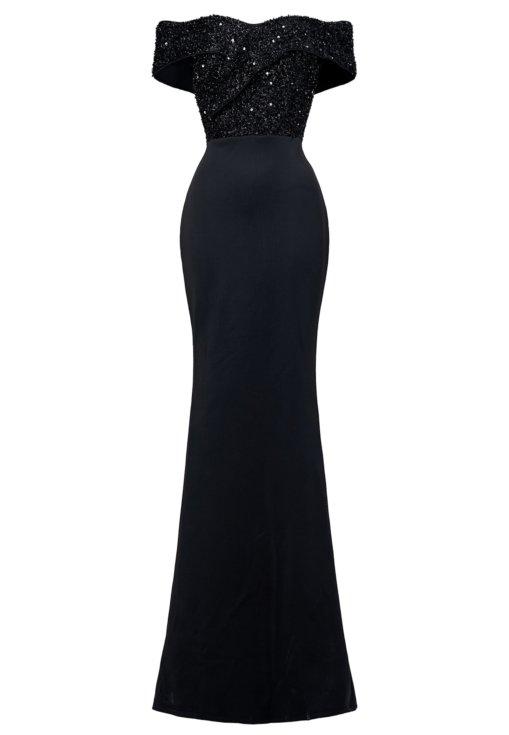 Moda Minx Jerseykleid, im schulterfreien Design