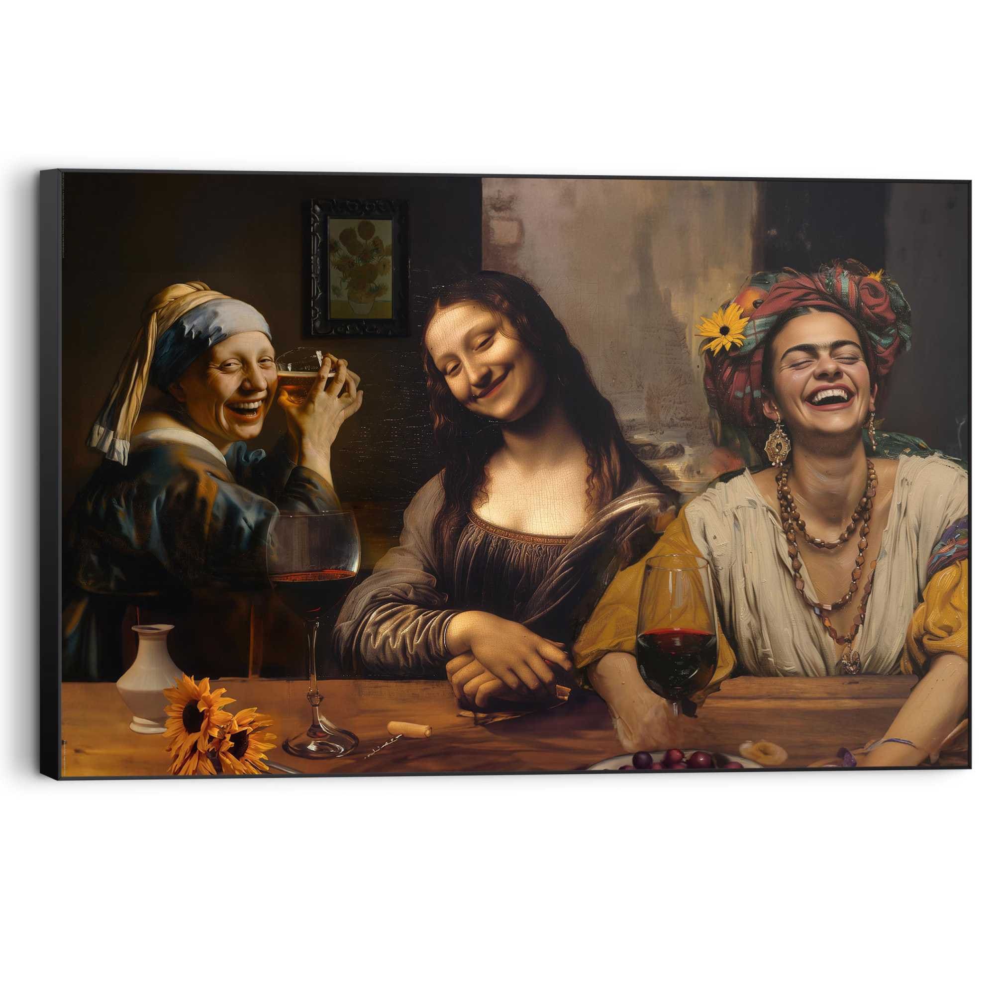 Reinders Wandbild "Girls Night Out" Home Office - Perlenmädchen - Mona Lisa günstig online kaufen