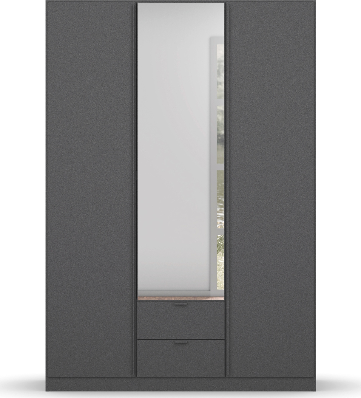 rauch Drehtürenschrank »StyleUp«, Typ Monochrome mit eleganten, langen Griffstangen in Schrankfarbe