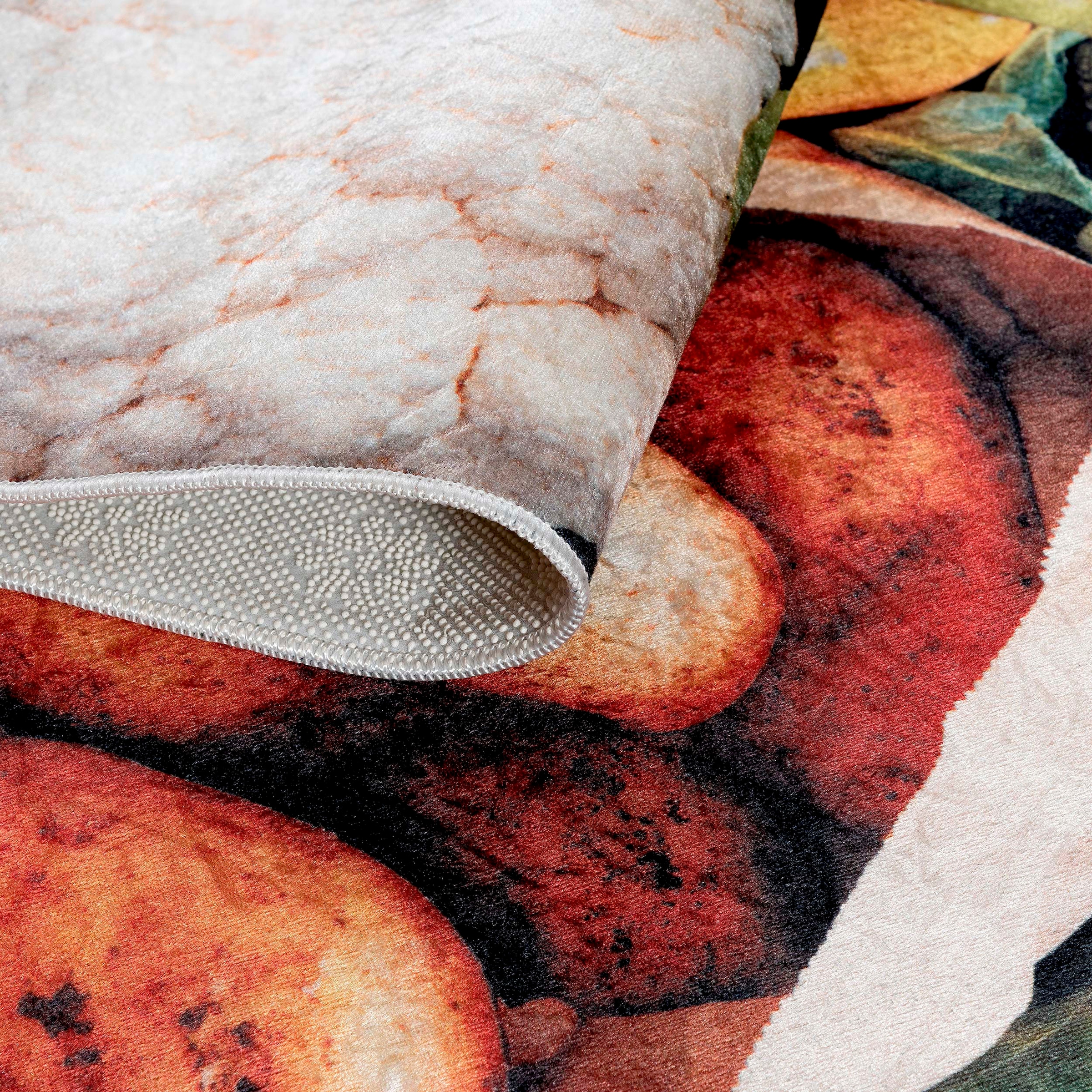 Sehrazat Teppich »Kitchen 3080«, rechteckig, 6 mm Höhe, Küchenläufer, Küchenteppich, Motiv Gemüse, waschbar