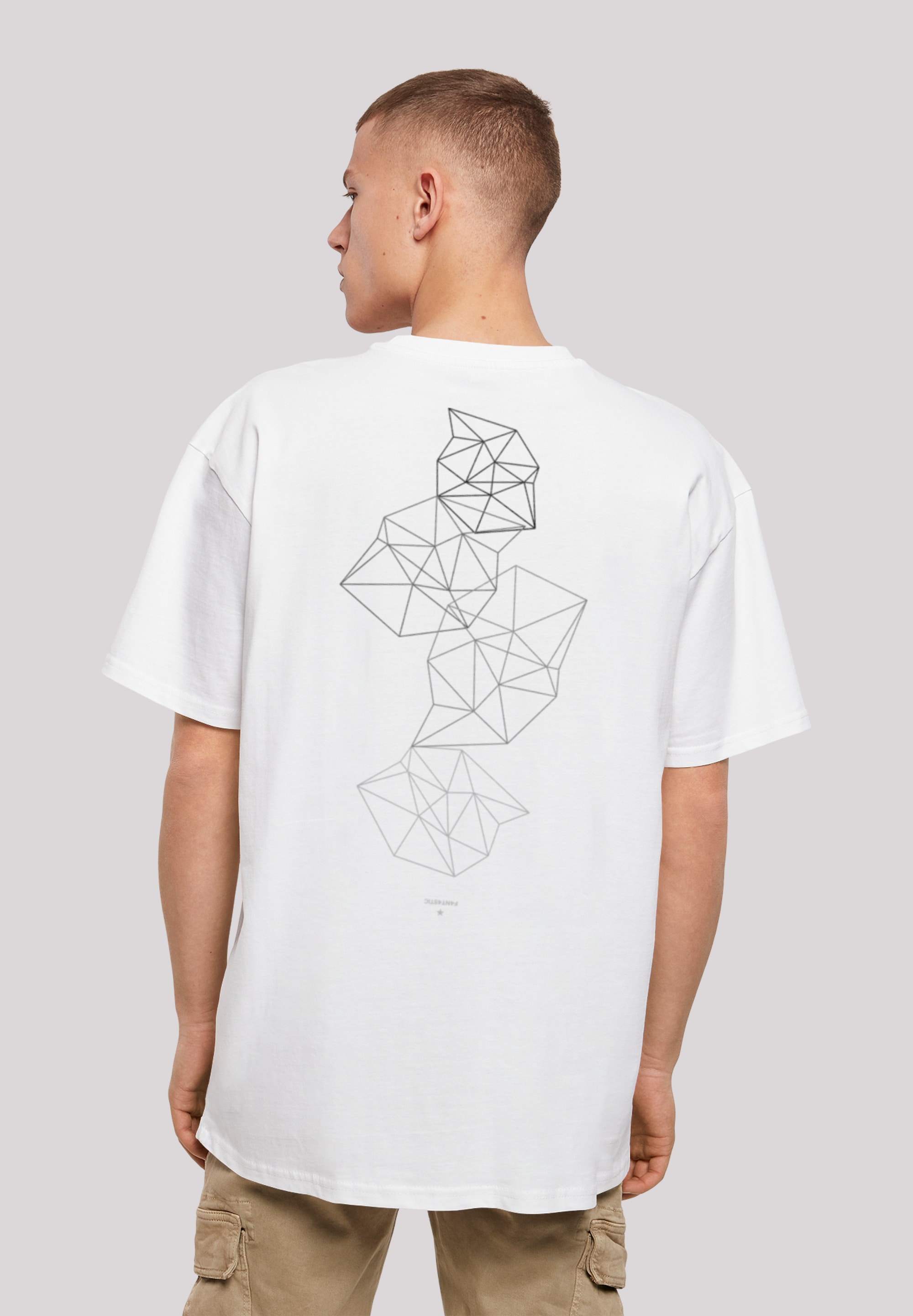 F4NT4STIC T-Shirt "Geometric Abstract", Print