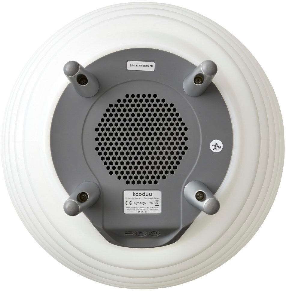 Stereo 1 65«, »Synergy LED Sound Lautsprecher Hygge-Design,Bluetooth (Akku),Sektkühler,TWS Stehlampe flammig-flammig, kooduu | BAUR