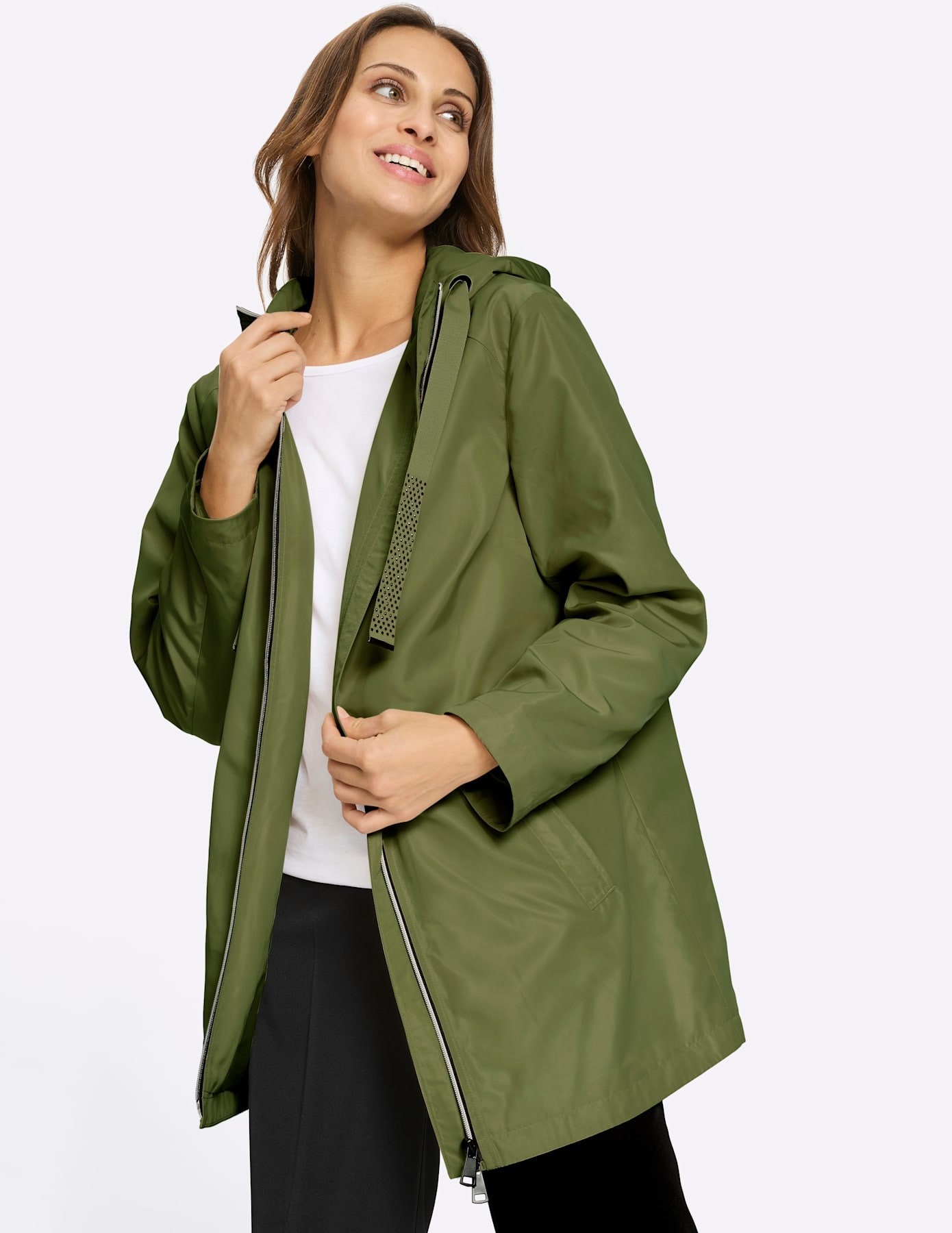 Inspirationen Outdoorjacke mit Kapuze