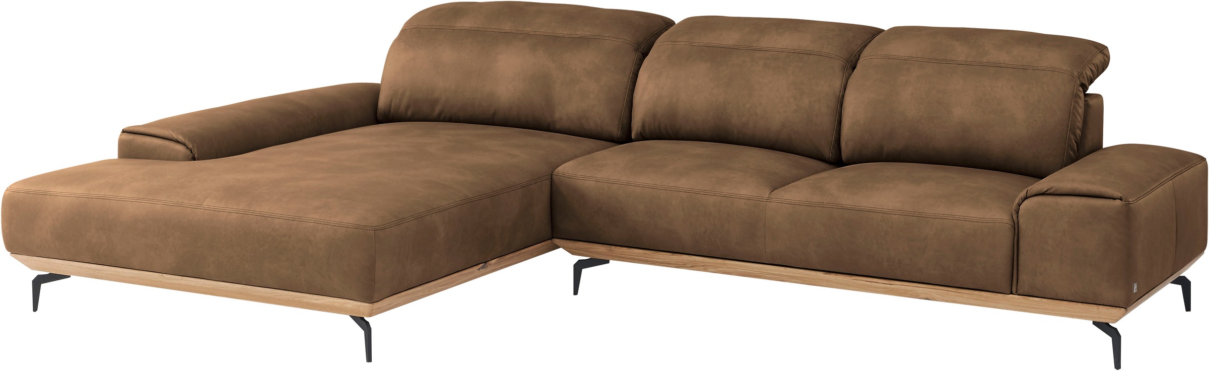 Thumbnail - Musterring Wohnlandschaft "MR 2490" Fuß Schwarz, Sitzhöhe 46cm, wahlweise mit Funktionen, Maße 342x207 cm