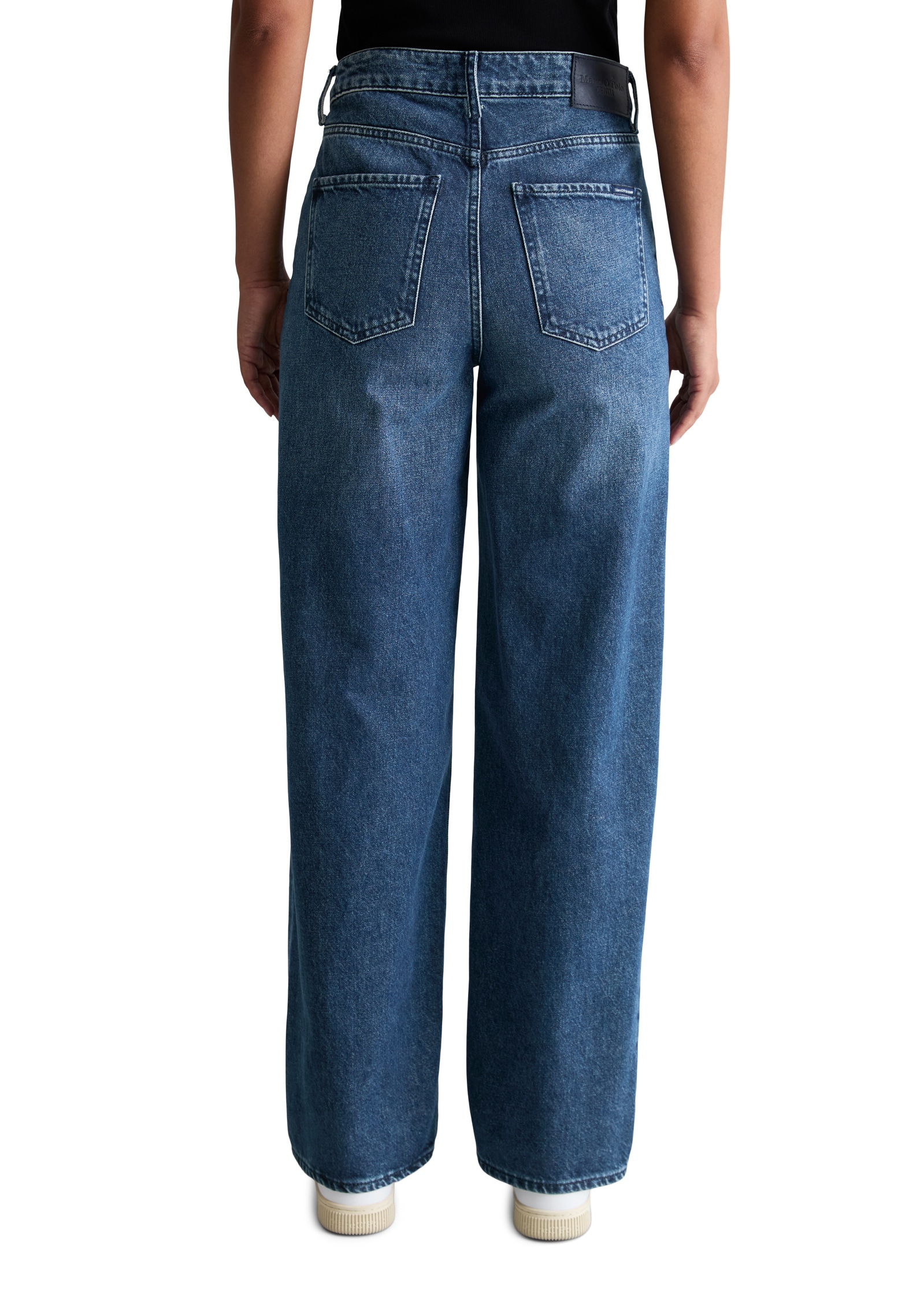 Marc O'Polo DENIM Weite Jeans »aus Baumwolle ohne Stretch«