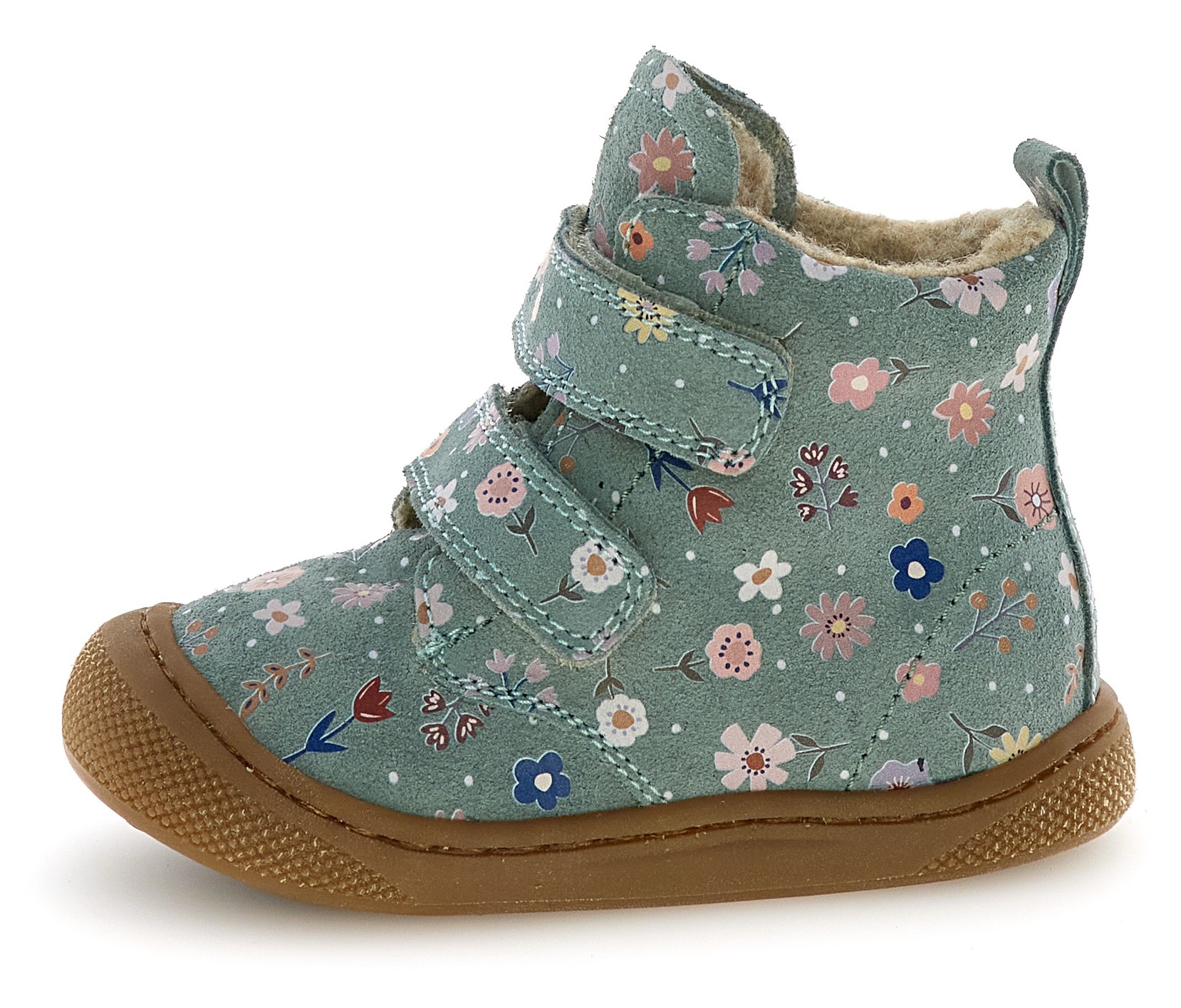 Naturino Lauflernschuh »Bubble Wide«, Klettstiefel mit Wollfutter, Größenschablone zum Download