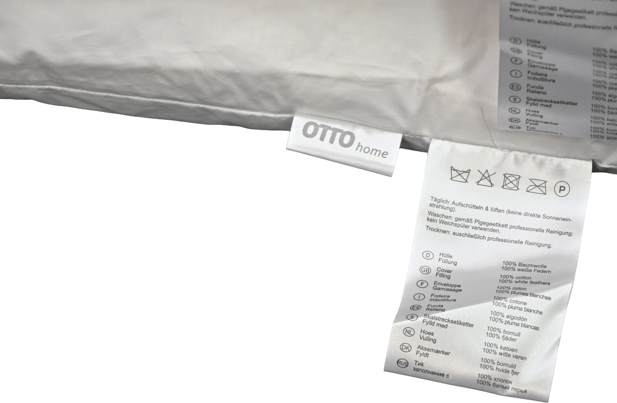 OTTO home Federkopfkissen »Embra« 2 Stk. tlg.