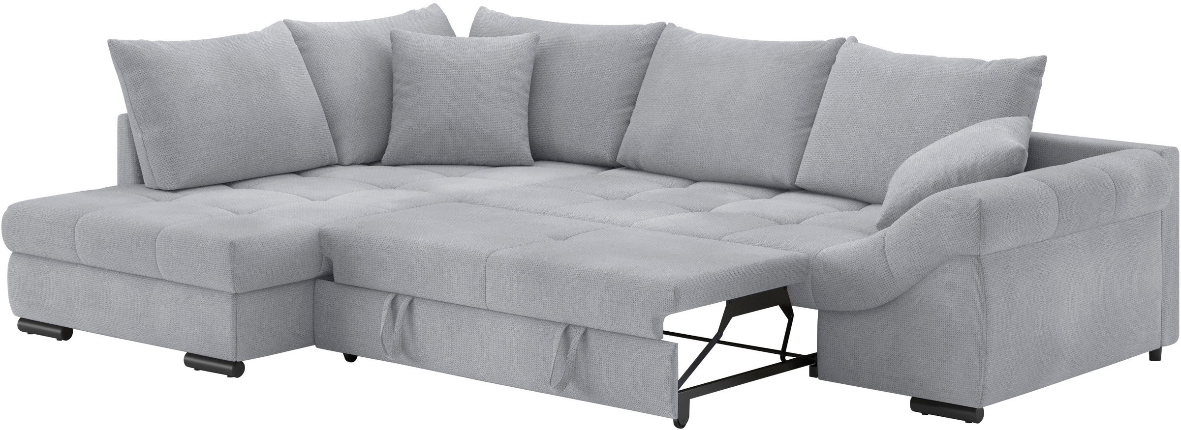 Mr. Couch Ecksofa »Allegro DuraFlex, L-Form«, Hochschläfer-Bettauszug, Kaltschaumpolsterung, bis 140 kg belastbar