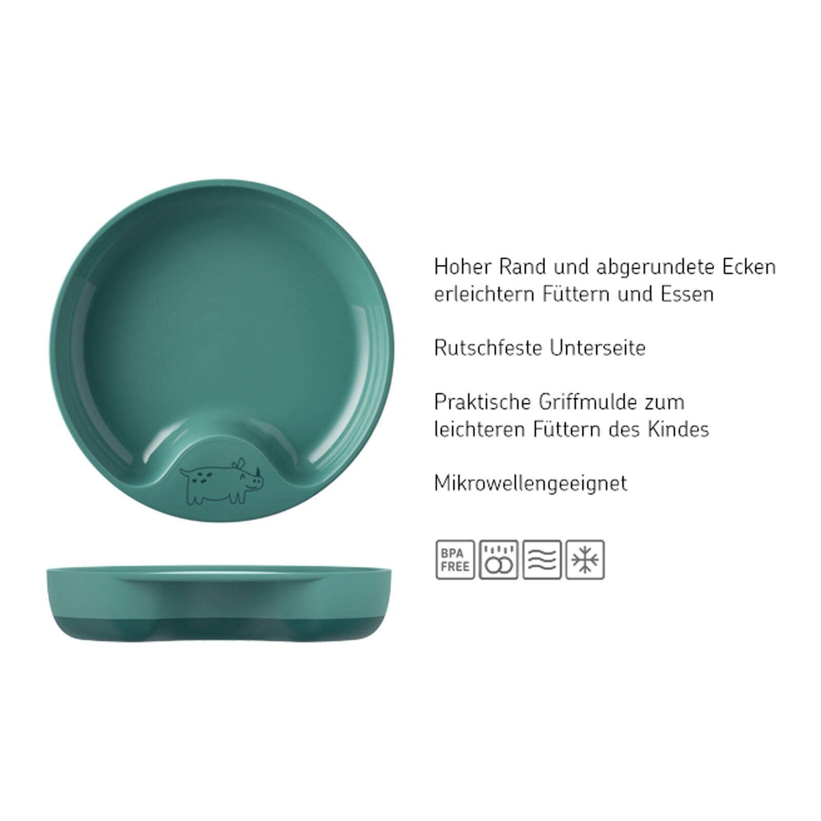 Thumbnail - Mepal Teller "Lernteller Mio ø 17,6 cm"