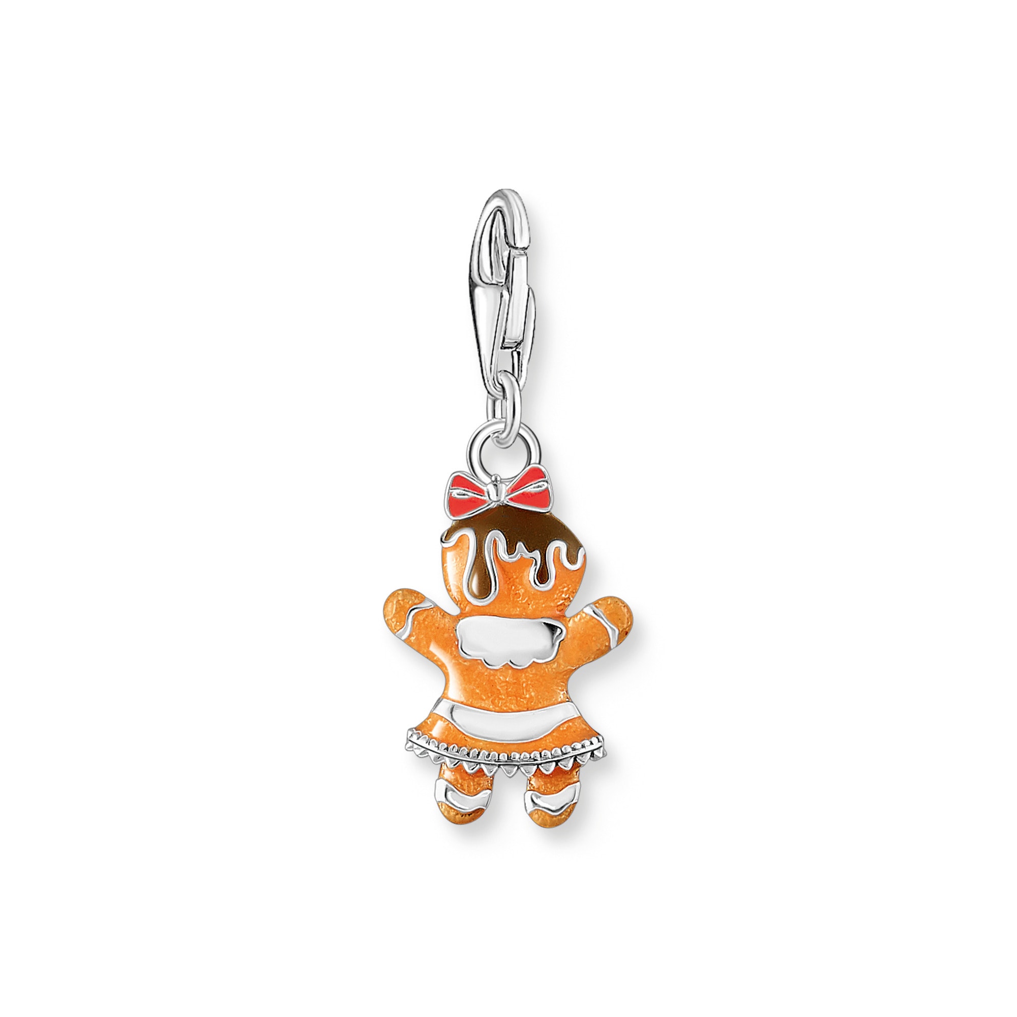 THOMAS SABO Charm-Einhänger »Lebkuchen-Mädchen« mit Zirkonia (synth.)