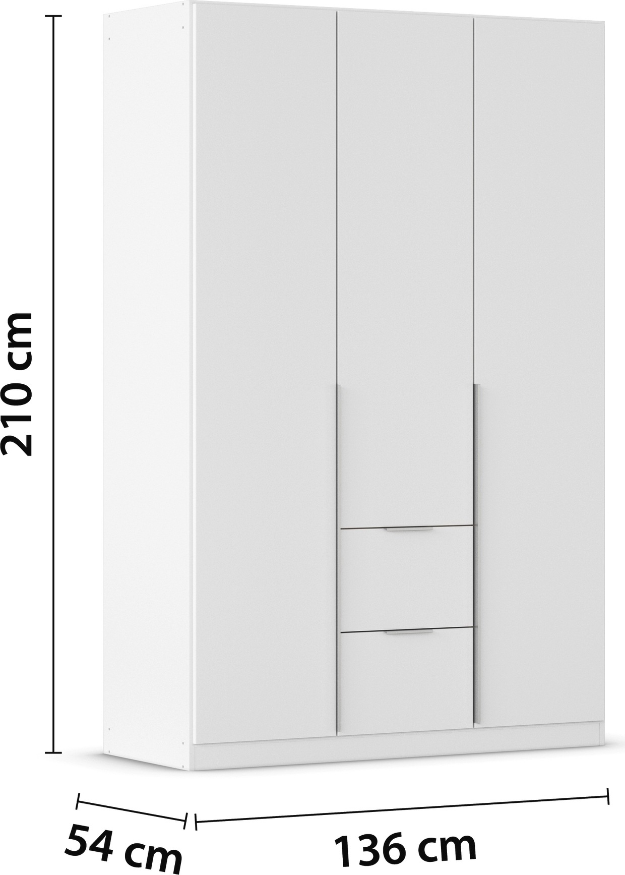 rauch Drehtürenschrank »Kleiderschrank Schrank Garderobe AGORDO mit Dekor- oder Hochglanzfront«, mit Außenschubkästen, in 6 Breiten und 2 Höhen MADE IN GERMANY