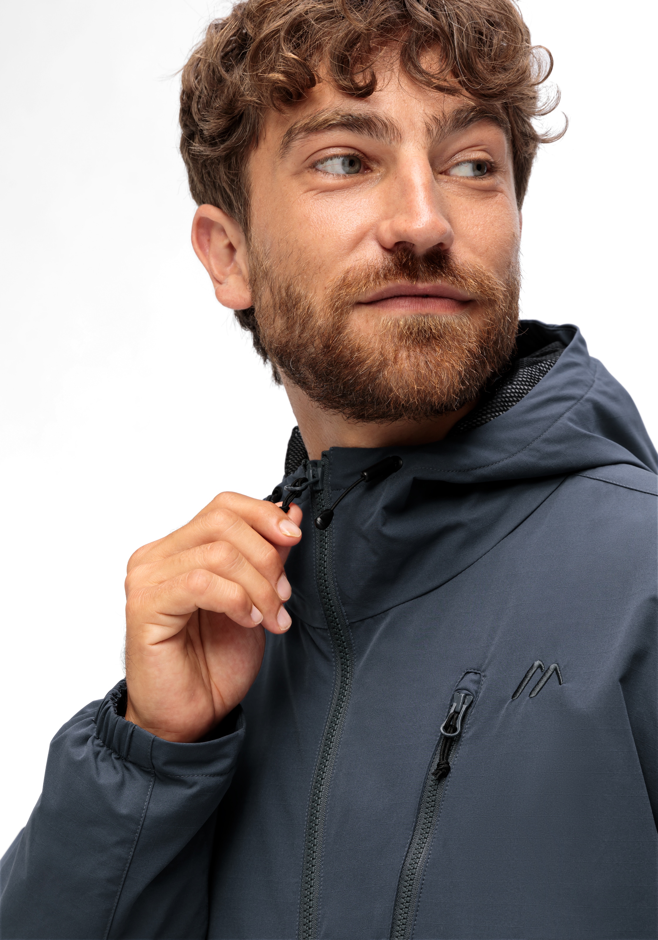 Maier Sports Outdoorjacke »ArorA Loop M«, Herren Jacke wasserdicht, Funktionsjacke 3 Taschen außen + Innentasche
