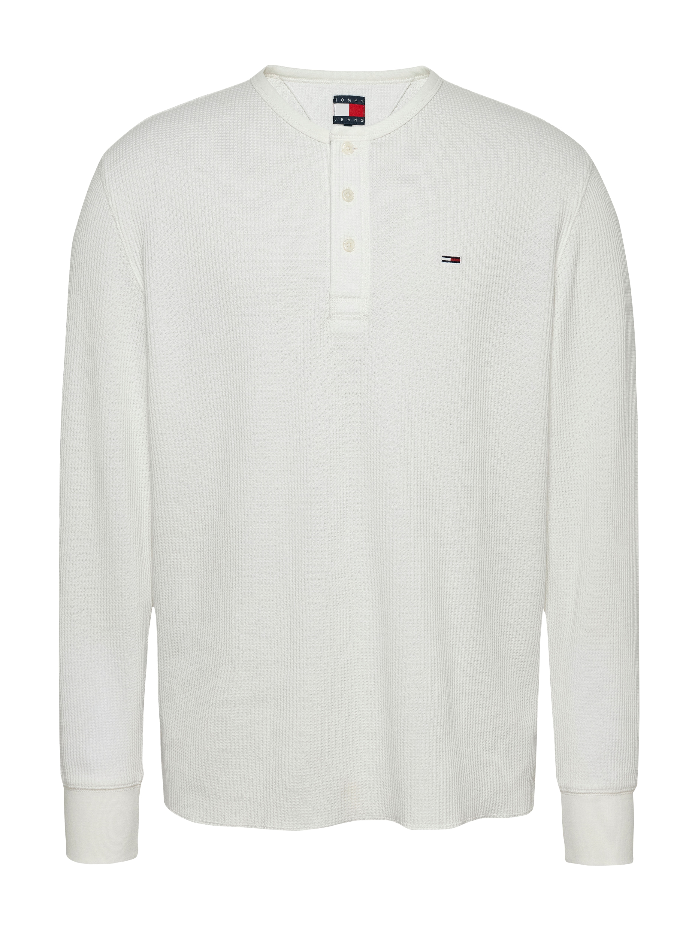 Tommy Jeans Henleyshirt »TJM REG WAFFLE HENLEY LS TEE«, mit leichter Struktur