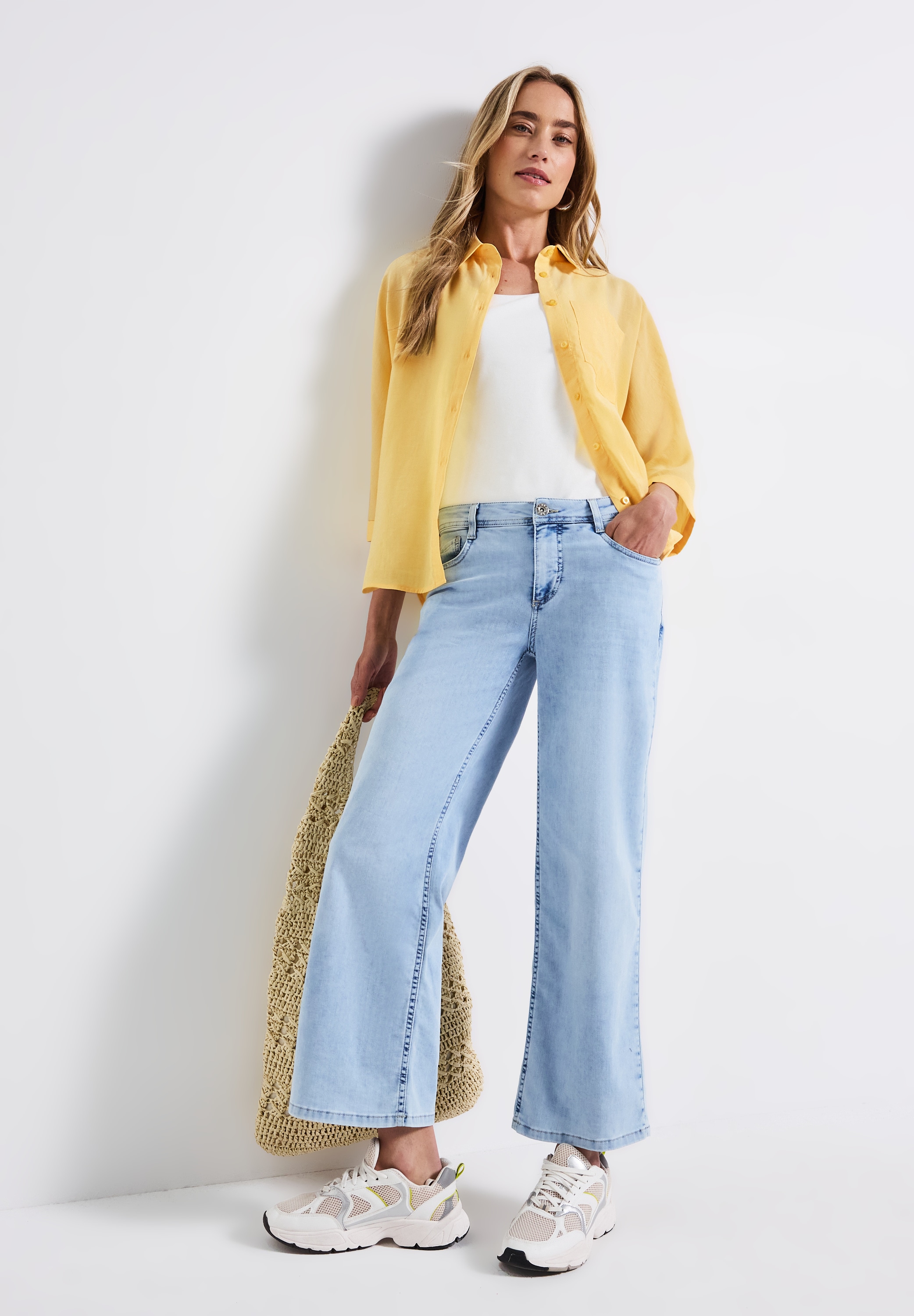 STREET ONE Hemdbluse, mit Brusttasche günstig online kaufen
