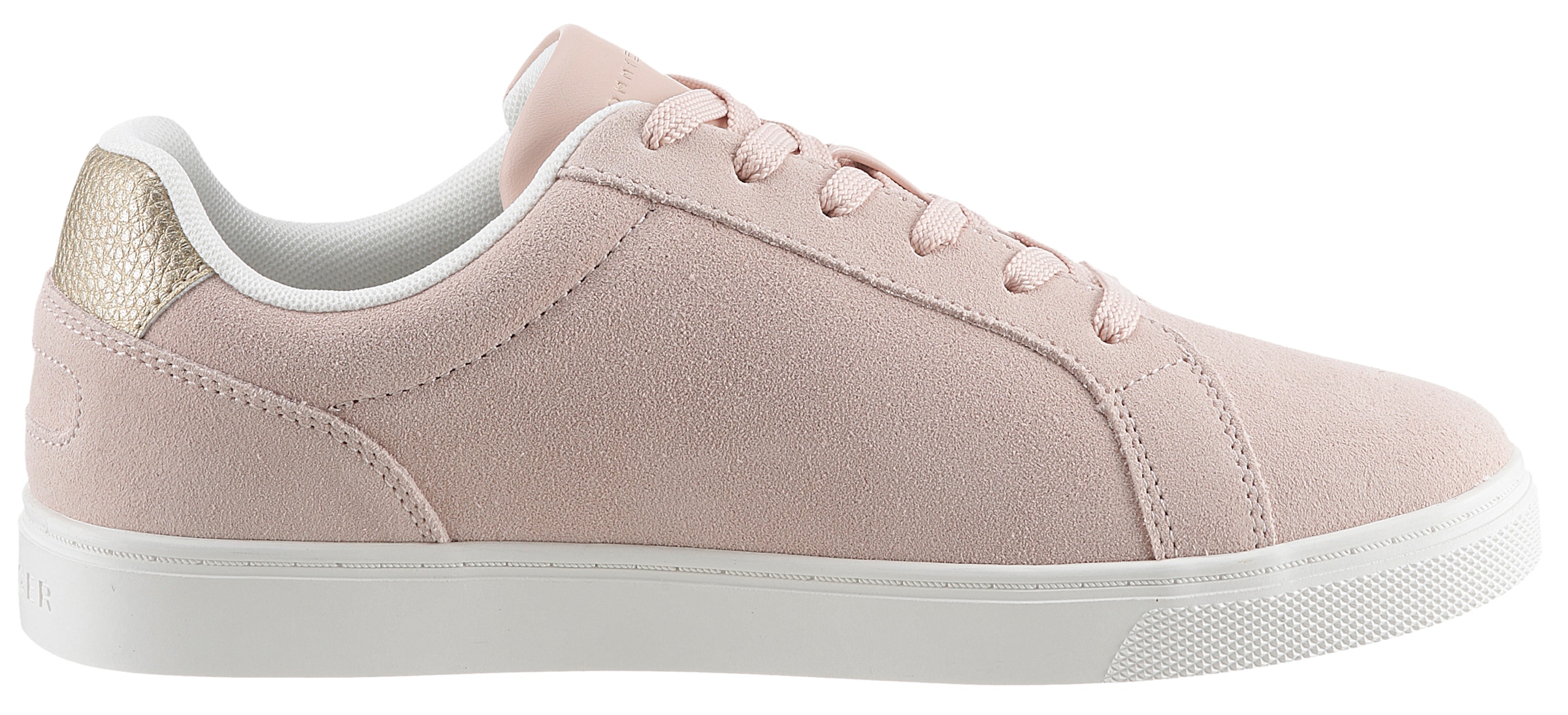 Tommy Hilfiger Sneaker »COLOR POP COURT SNEAKER«, Freizeitschuh, Halbschuh, Schnürschuh mit gepolstertem Schaftrand