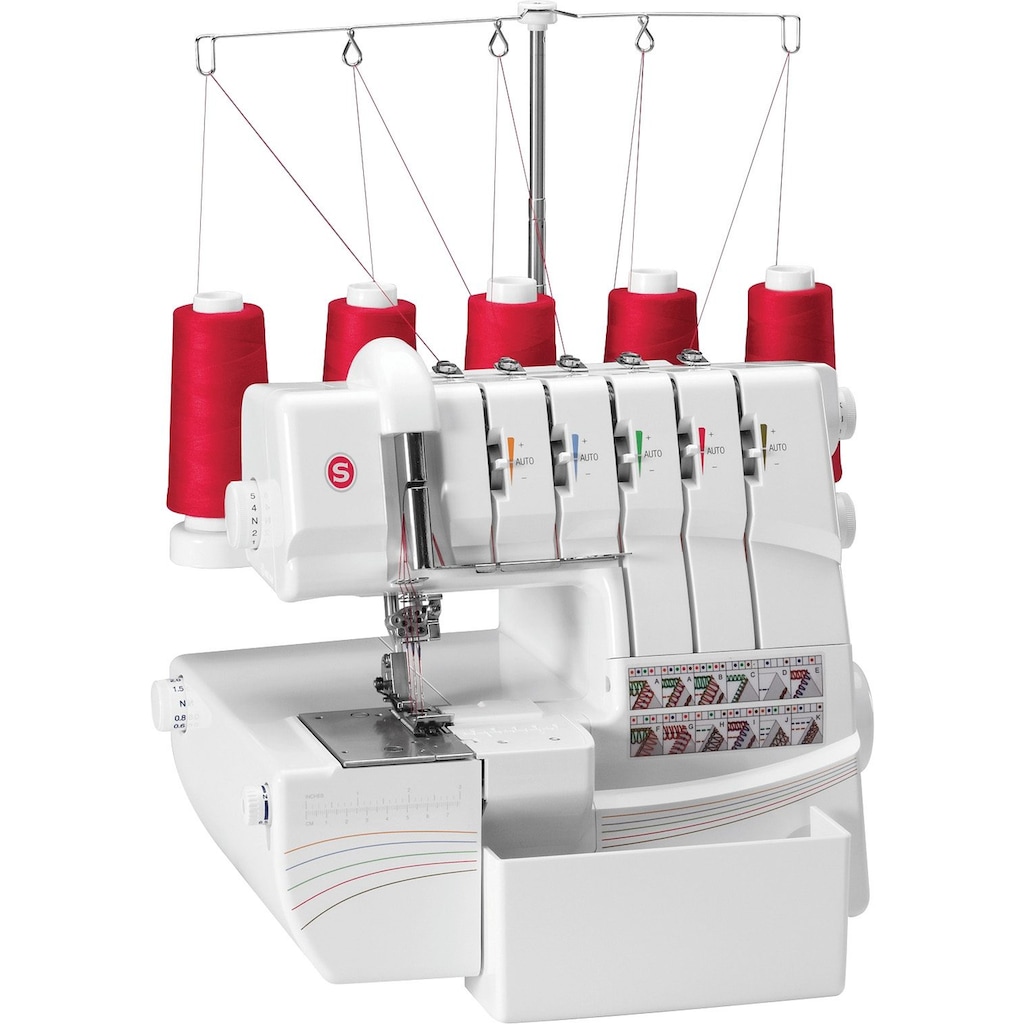 Singer Overlock-Nähmaschine »Professional 5 14T968DCD«, 14 Programme, 14 Stiche