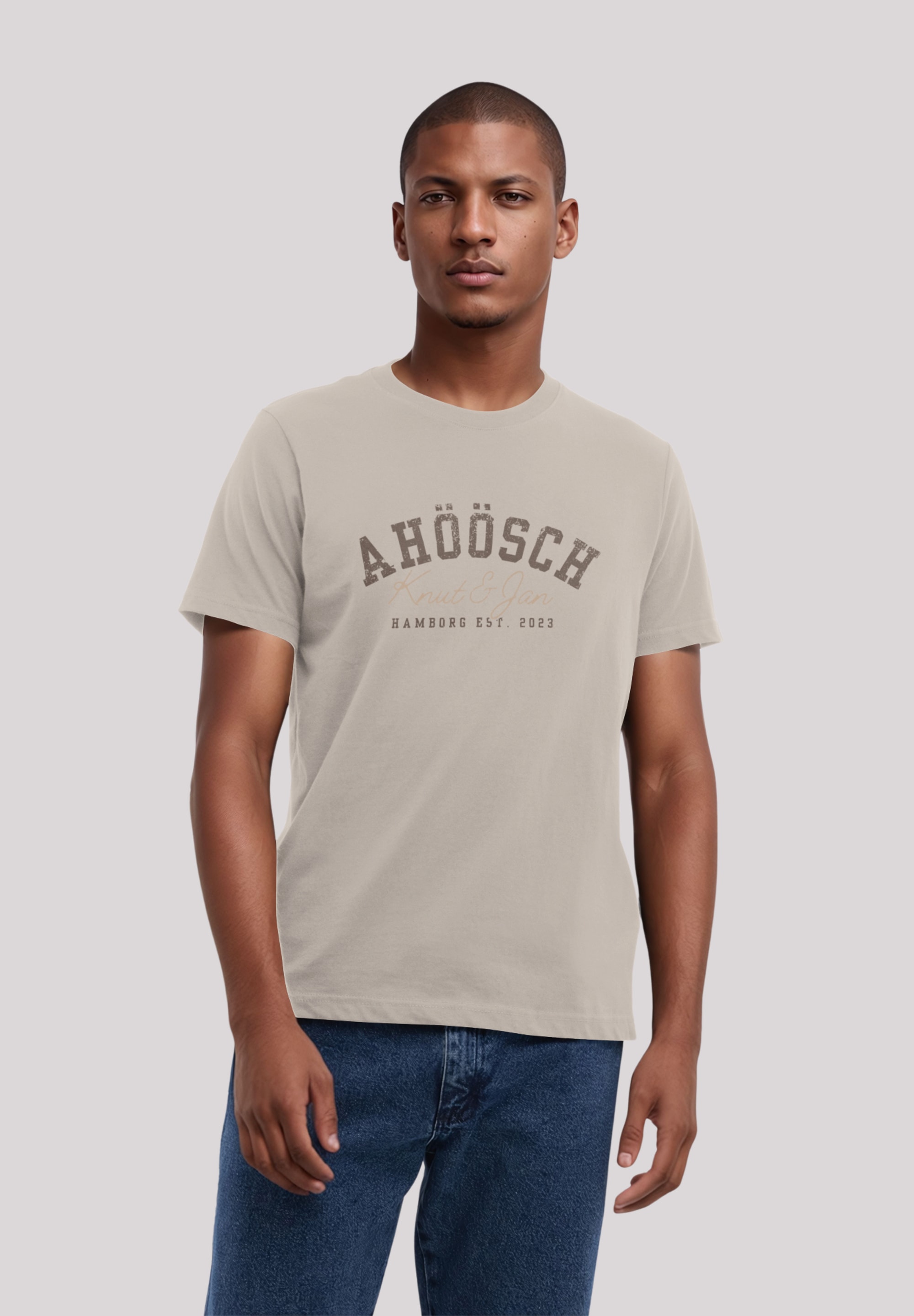 F4NT4STIC T-Shirt "Knut & Jan Hamburg Ahöösch Plattdeutsch" Premium Qualitä günstig online kaufen