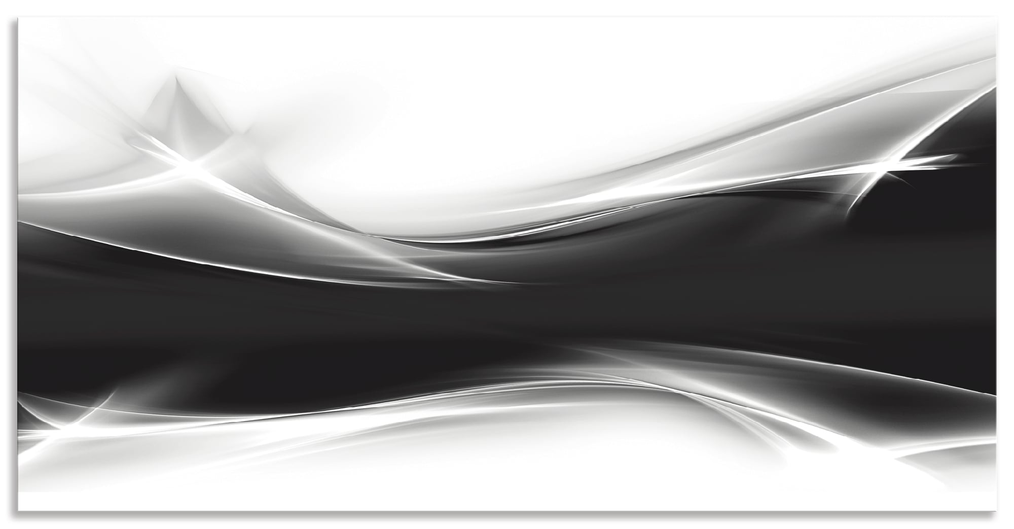 Küchenrückwand ARTLAND, B:100cm H:50cm, schwarz, Aluminium, Spritzschutzwände, "Kreatives Element", Alu Spritzschutz mit Klebeband, einfache Montage