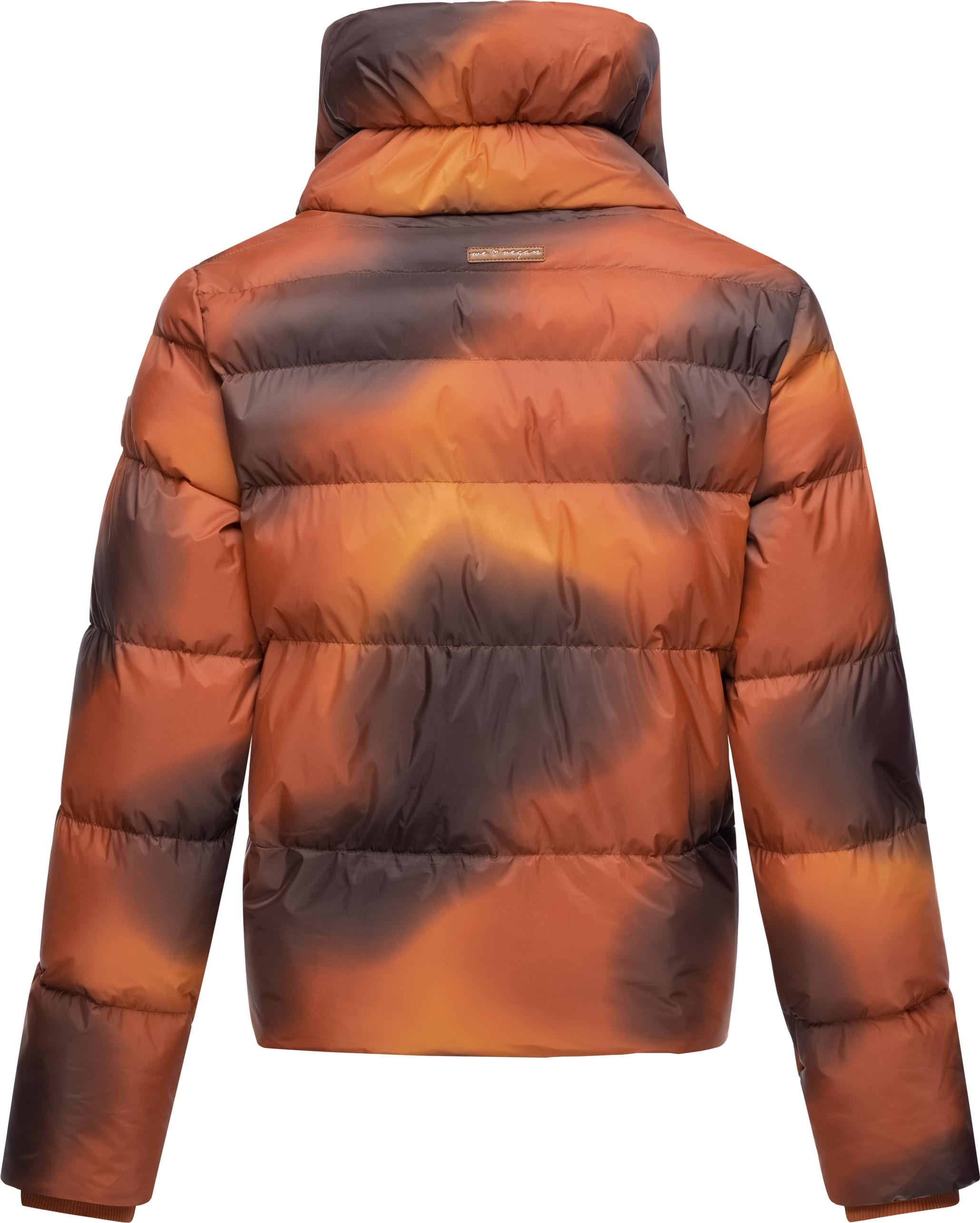 Ragwear Steppjacke »Lunis Ombre«, ohne Kapuze, stylische, cropped Winter Kurzjacke