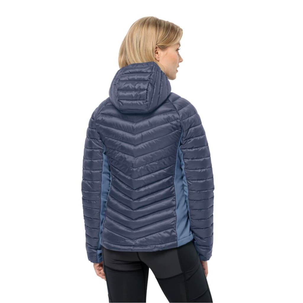 Jack Wolfskin Steppjacke »ROUTEBURN PRO INS JKT W«, ohne Kapuze, winddicht, höchst wasserabweisend, atmungsaktiv