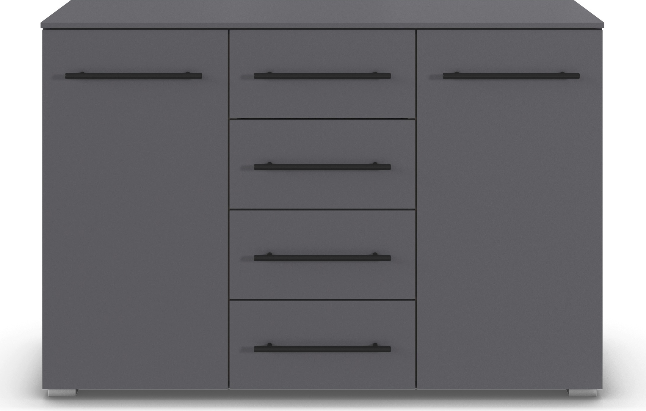 rauch Kombikommode »Sideboard Schubladenkommode AVOLA mit Dekorfront«, (Breite 120 cm inkl. Soft-Close-Funktion), vier große Schubladen und 2 Türen, mit 4 Einlegeböden MADE IN GERMANY