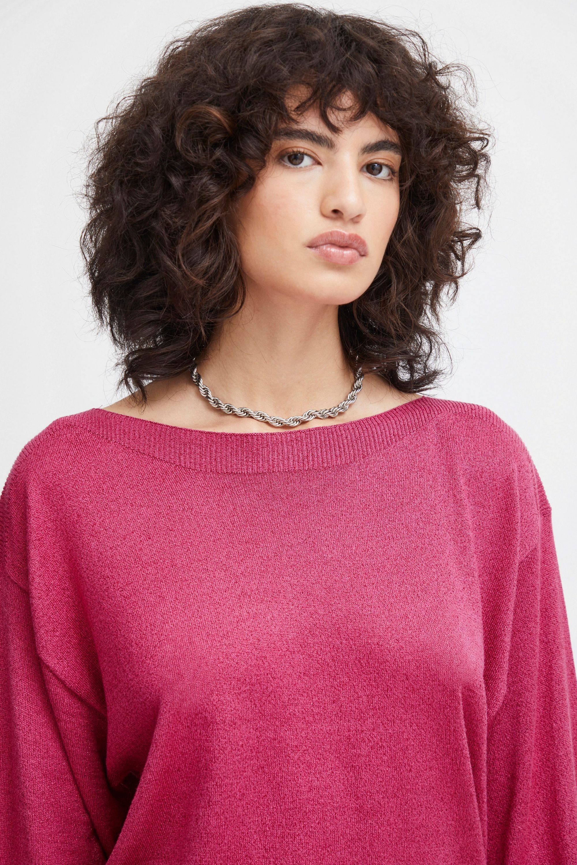 Ichi Strickfleece-Pullover »Strickpullover IHMopaz«