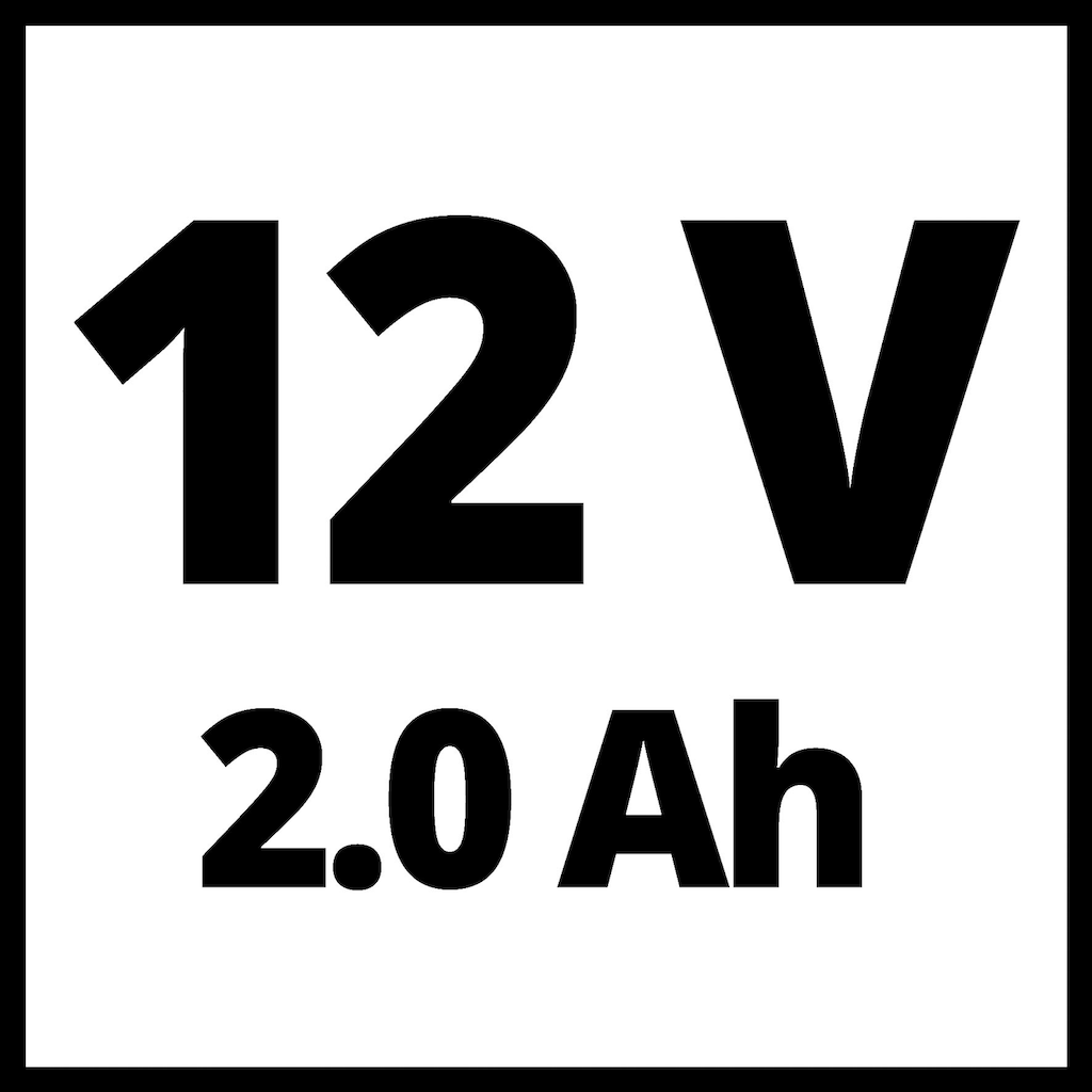 Einhell Akku-Bohrschrauber »TE-CD 12/1 Li +22+CL (2x2.0Ah)«, (Set)