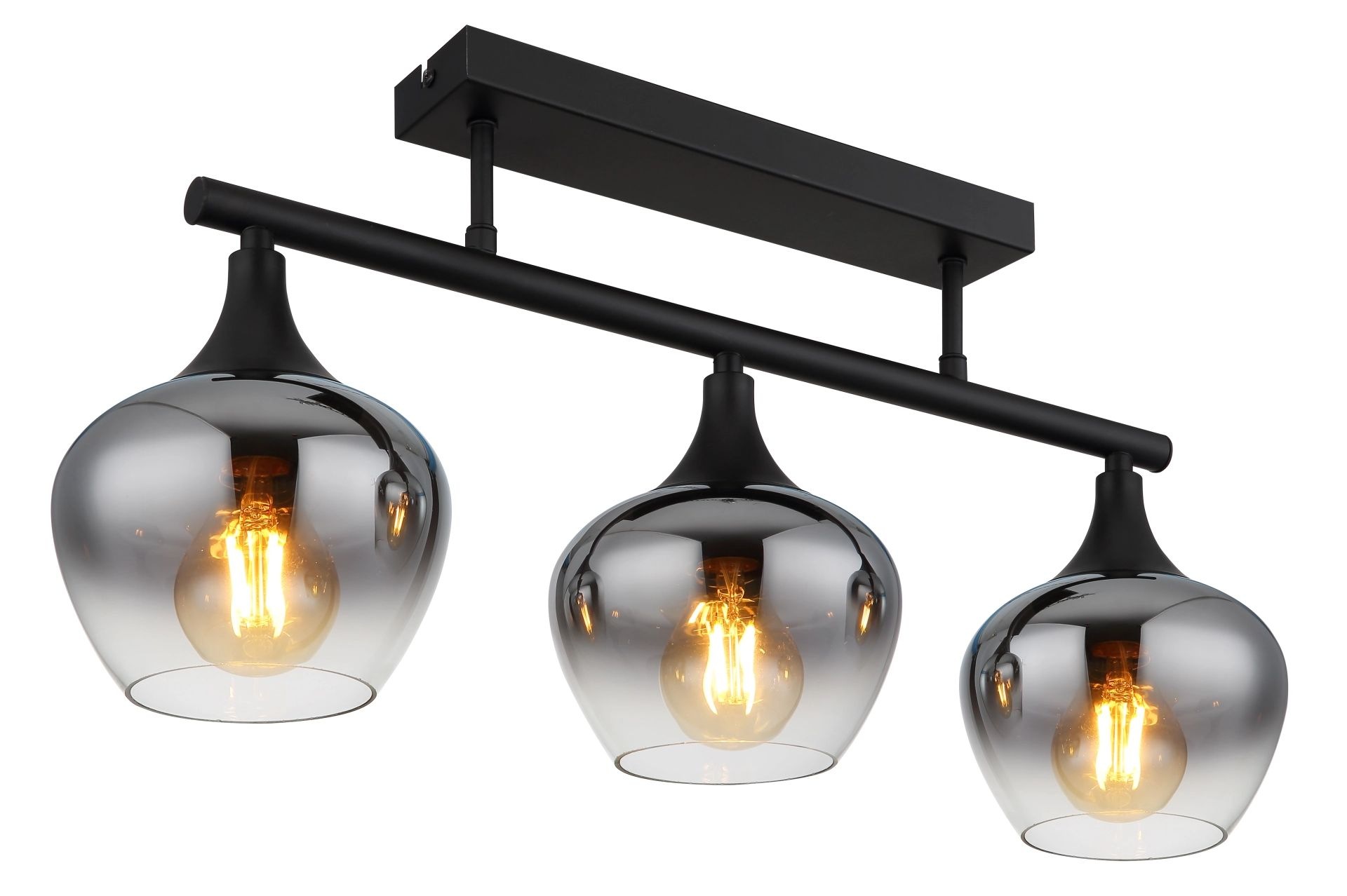GLOBO LIGHTING Deckenleuchte »MAXY«, Leuchtmittel E27 | ohne Leuchtmittel, Deckenlampe, Essbereich, Gläser, E27 Fassung