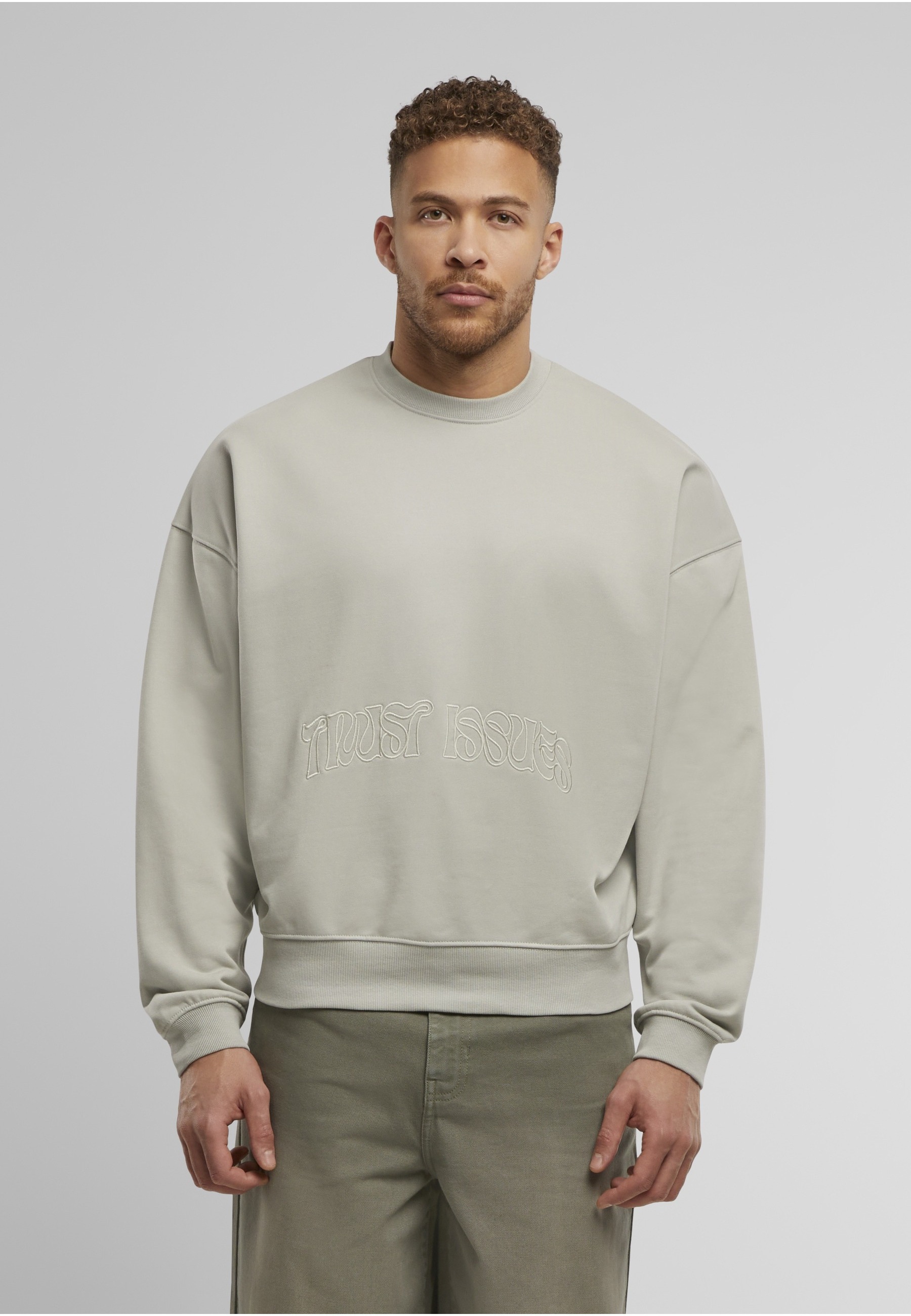 DEF Rundhalspullover »DEF DEF Trust Issues Pullover« 1 Stk.