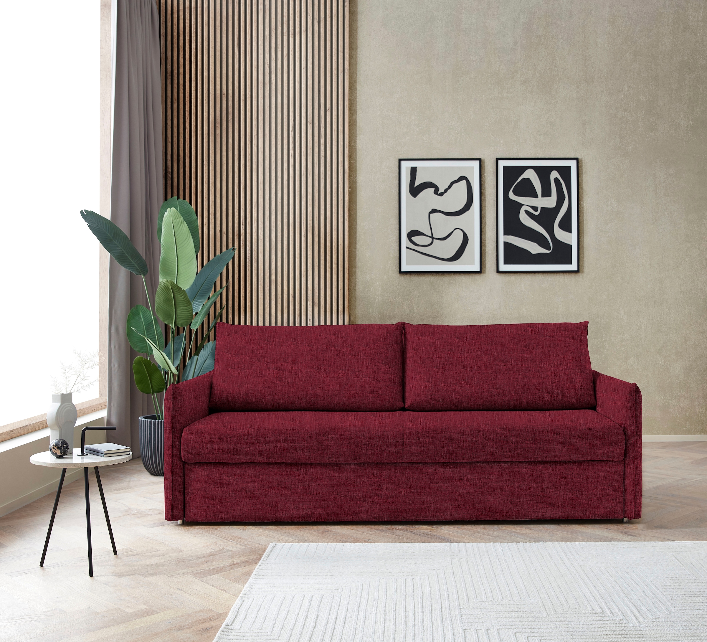 Bali Schlafsofa "Pisa", mit 3 Matratzenarten, Lattenrost, stabiles Unterges günstig online kaufen
