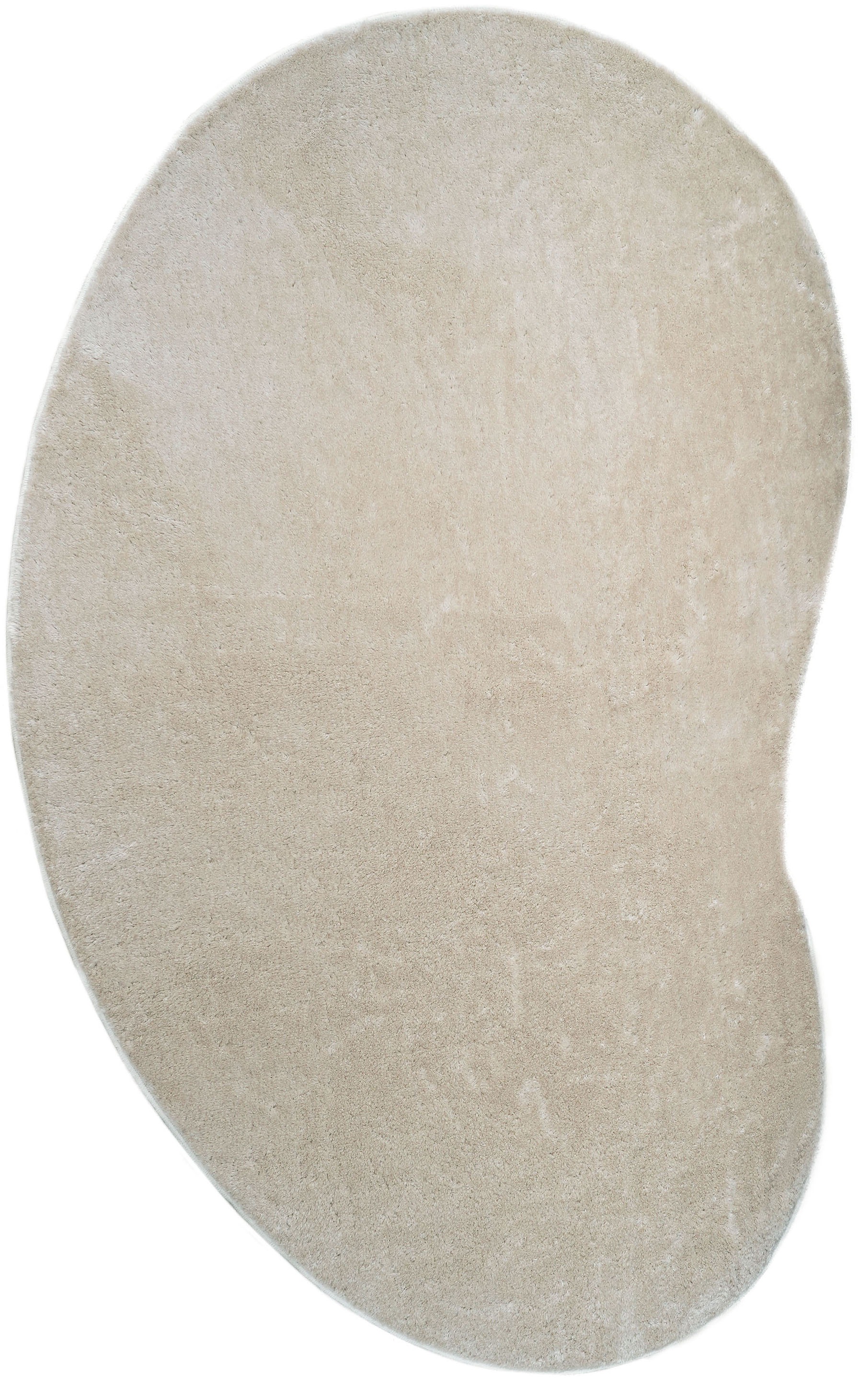 my home Teppich "Cali Bean" U-förmig 16 mm Höhe besondere Form, Uni, weich, günstig online kaufen