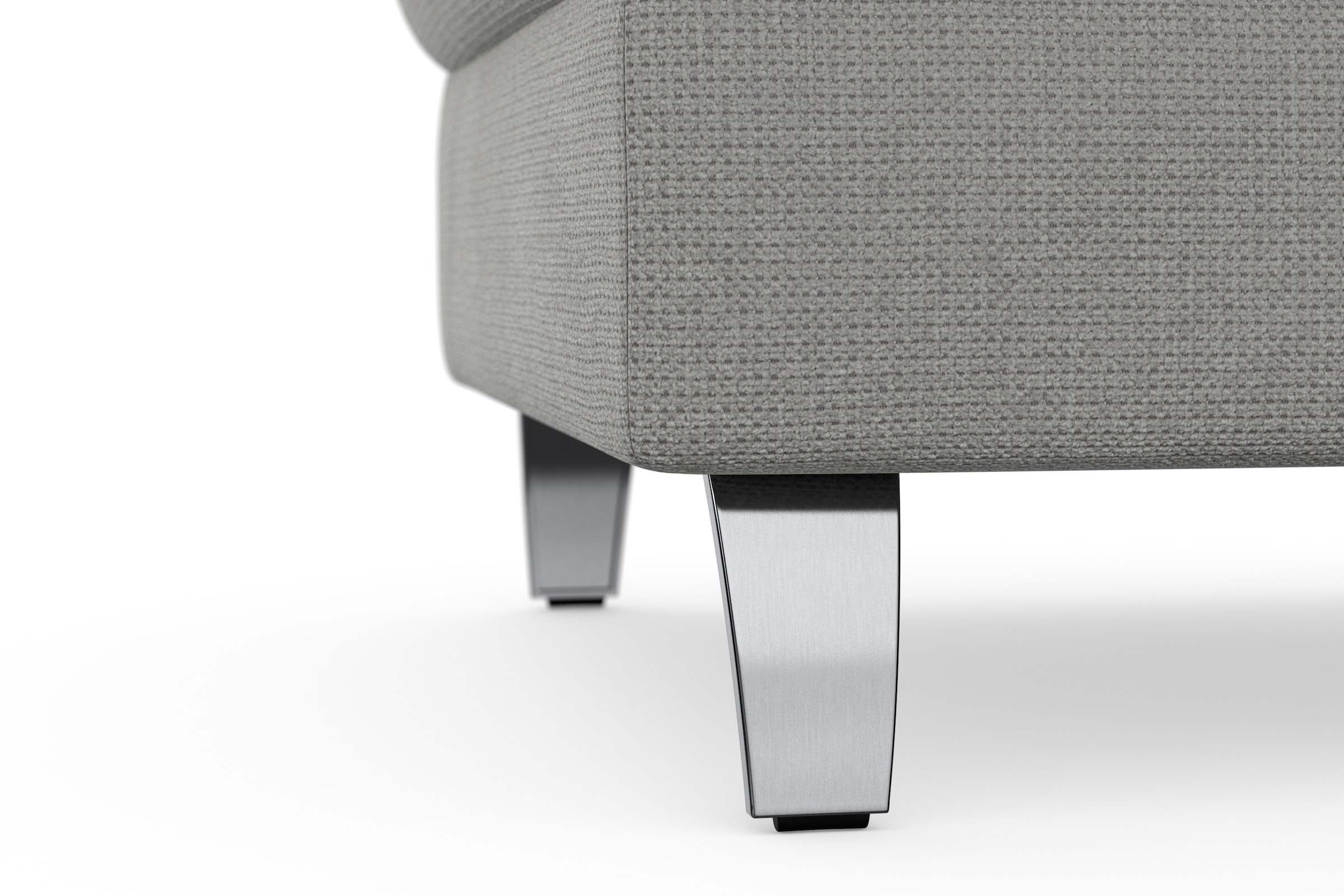 sit&more Stauraumhocker »Grenoble«, mit Stauraum und satinierten Füßen