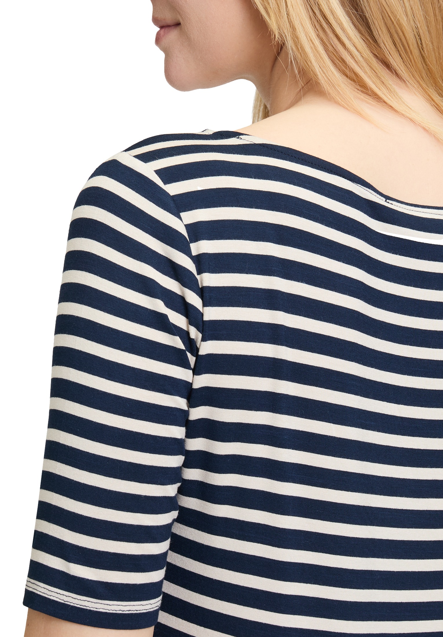 Betty Barclay Kurzarmshirt »Betty Barclay Ringelshirt mit U-Boot-Ausschnitt«, (1 tlg.)