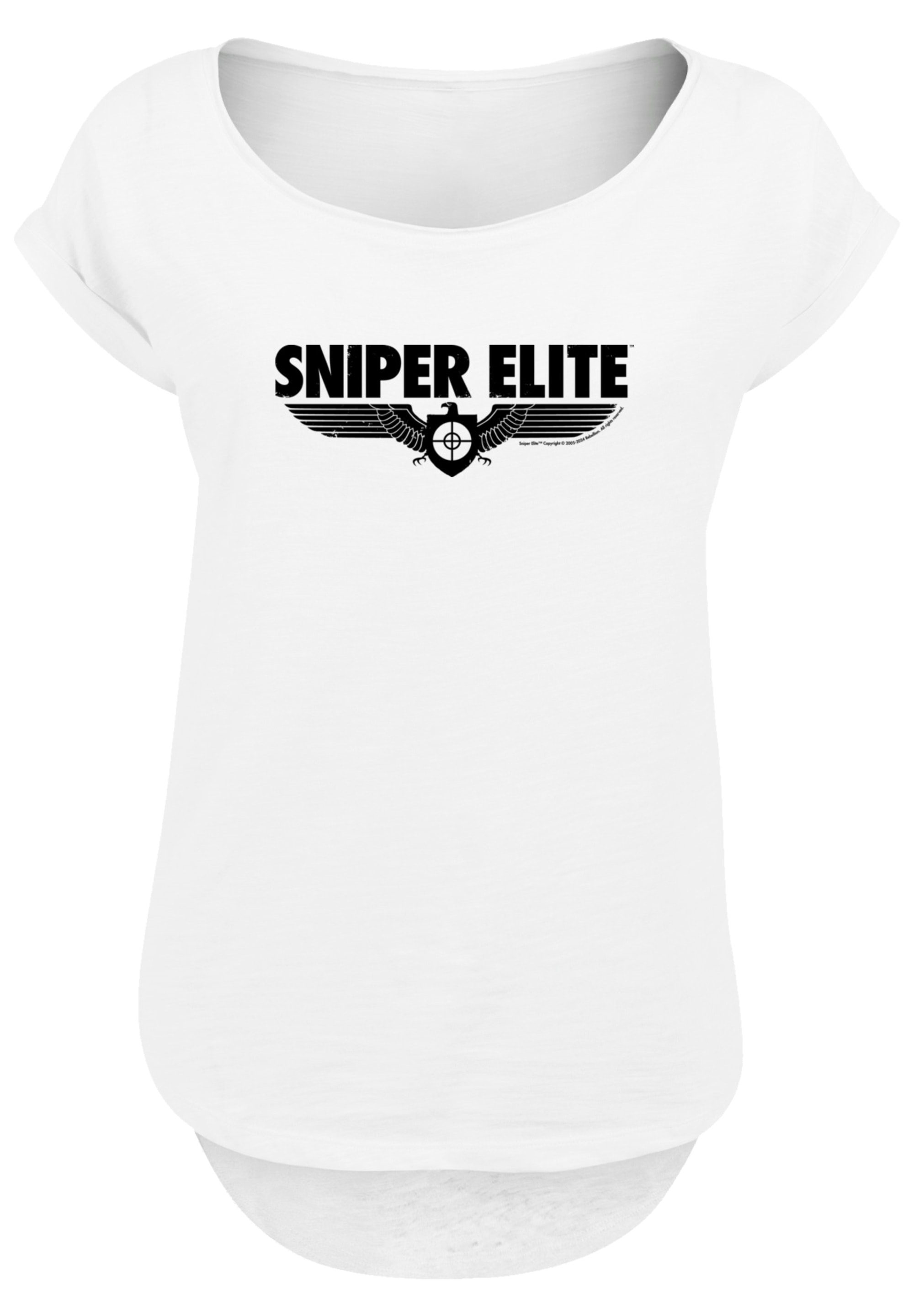 F4NT4STIC T-Shirt »Sniper Elite Black Logo«, Premium Qualität