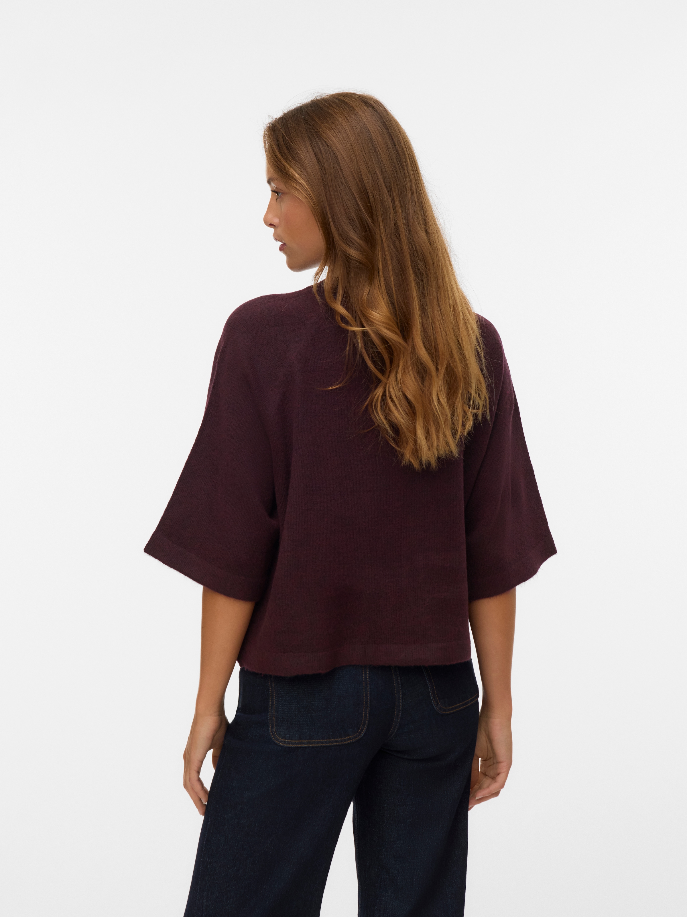 Vero Moda Strickpullover »VMLEFILE 3/4 O-NECK PULLOVER NOOS«