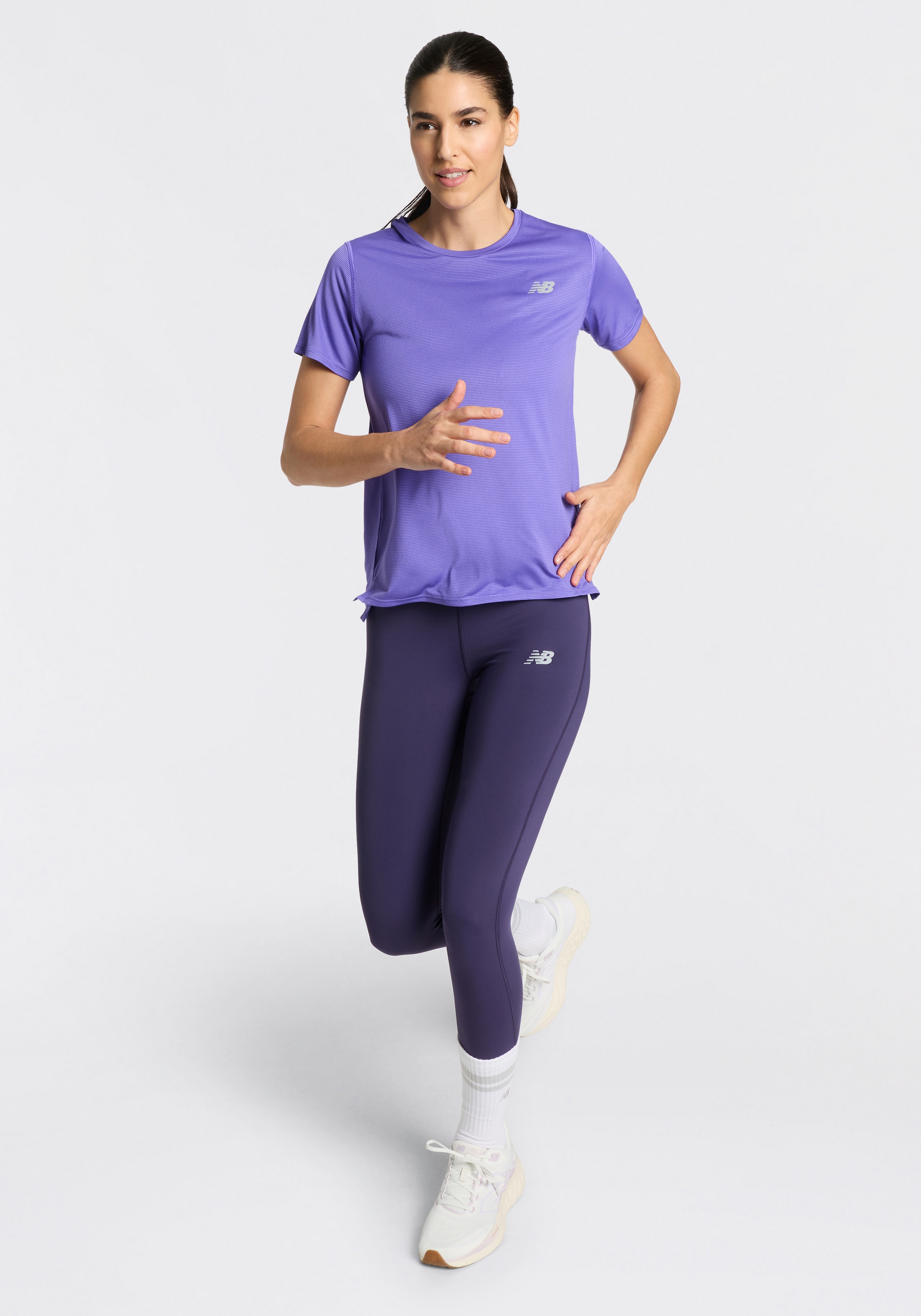 New Balance Lauftights »Sleek High Rise Legging 25"«  für Laufen, mit hohem Bund