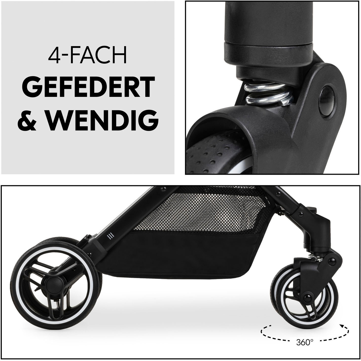 Hauck Kinder-Buggy »Travel N Care Plus Buggy, green«, 22 kg