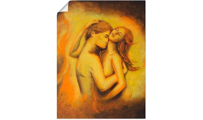 Artland Wandbild »Liebesrausch - erotische Malerei«, Paar, (1 St.), als Alubild,... kaufen