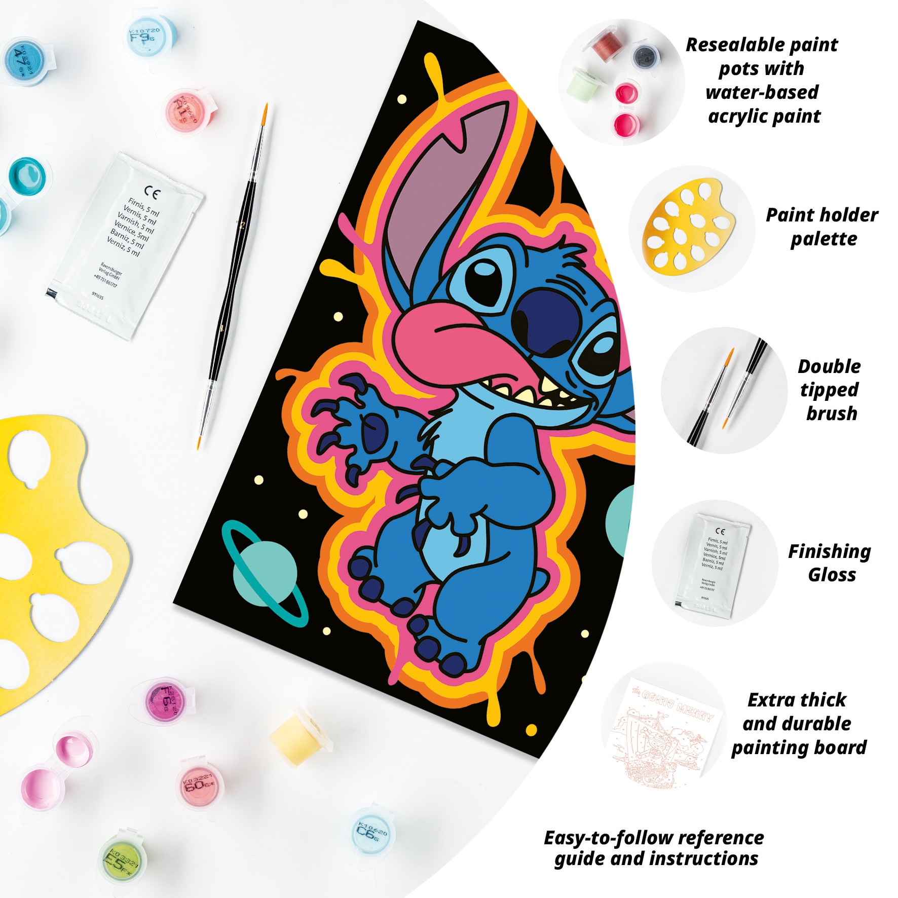 Ravensburger Malen nach Zahlen »CreArt, Adults Trend, Disney Stitch: Verloren im All« Made in Europe