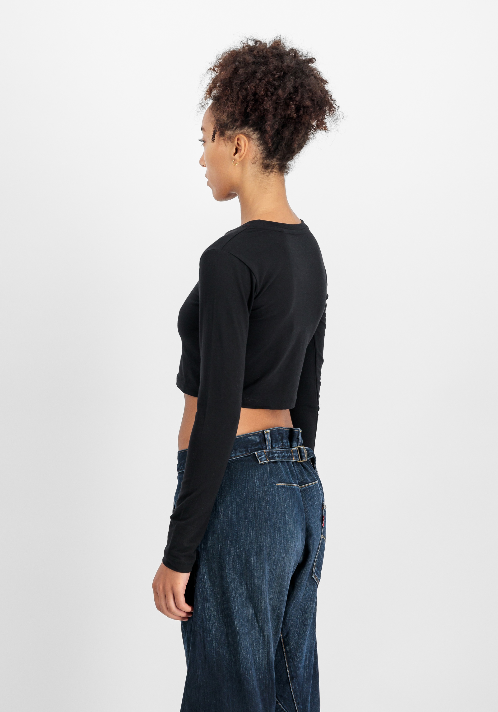 Alpha Industries Sweater »Alpha Industries Women - Longsleeves Basic Cropped LS Women«