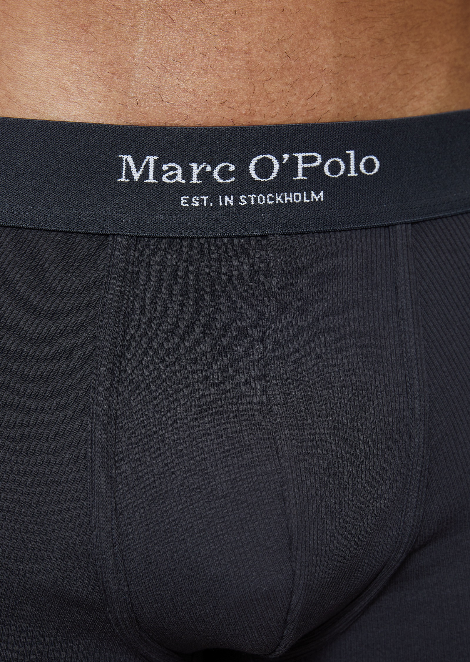 Marc O'Polo Boxer »Iconic Rib 2P Boxer« 2x2 rib fabric